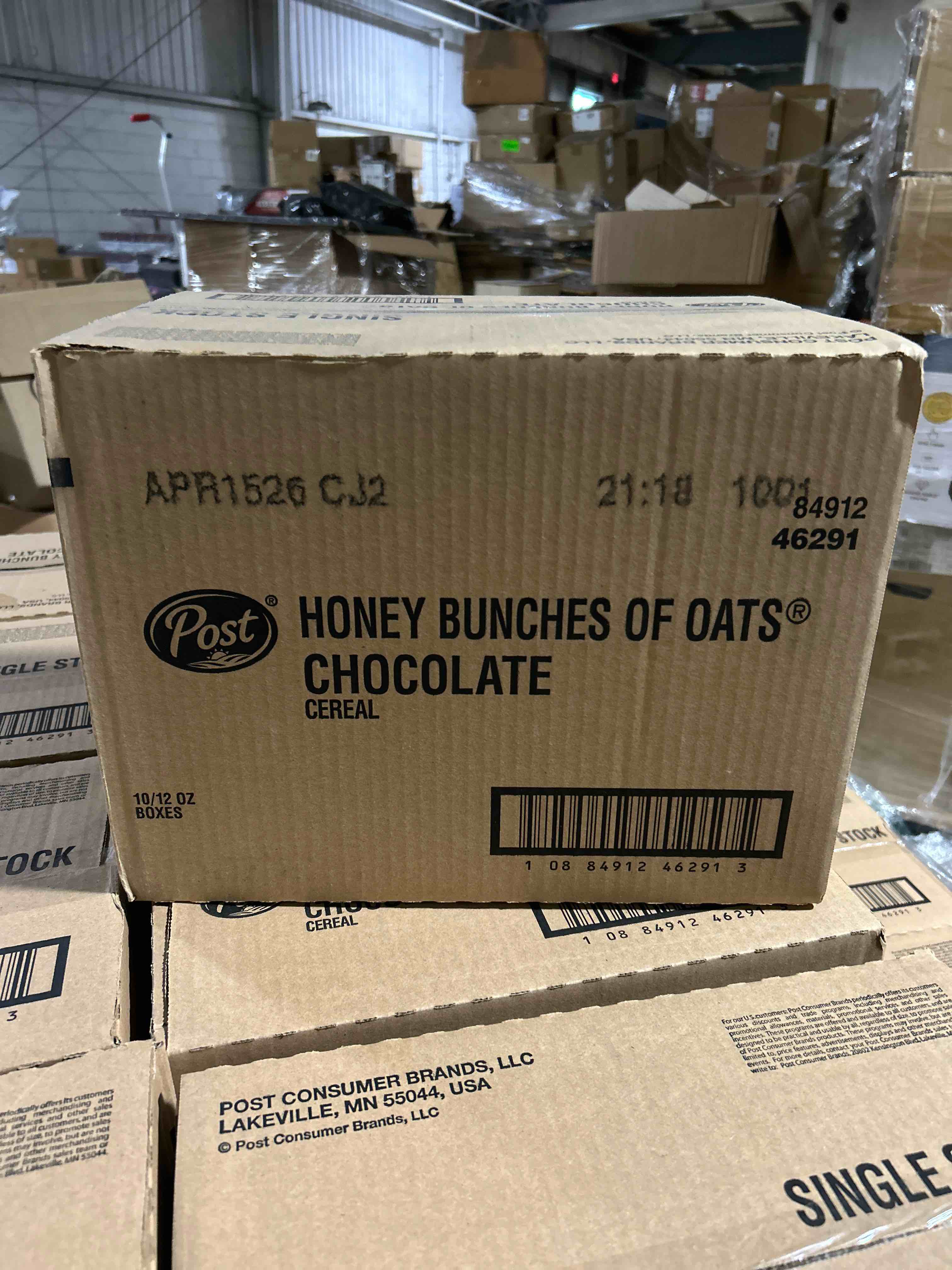 honey bunches of oats chocolate, 12 ounce box