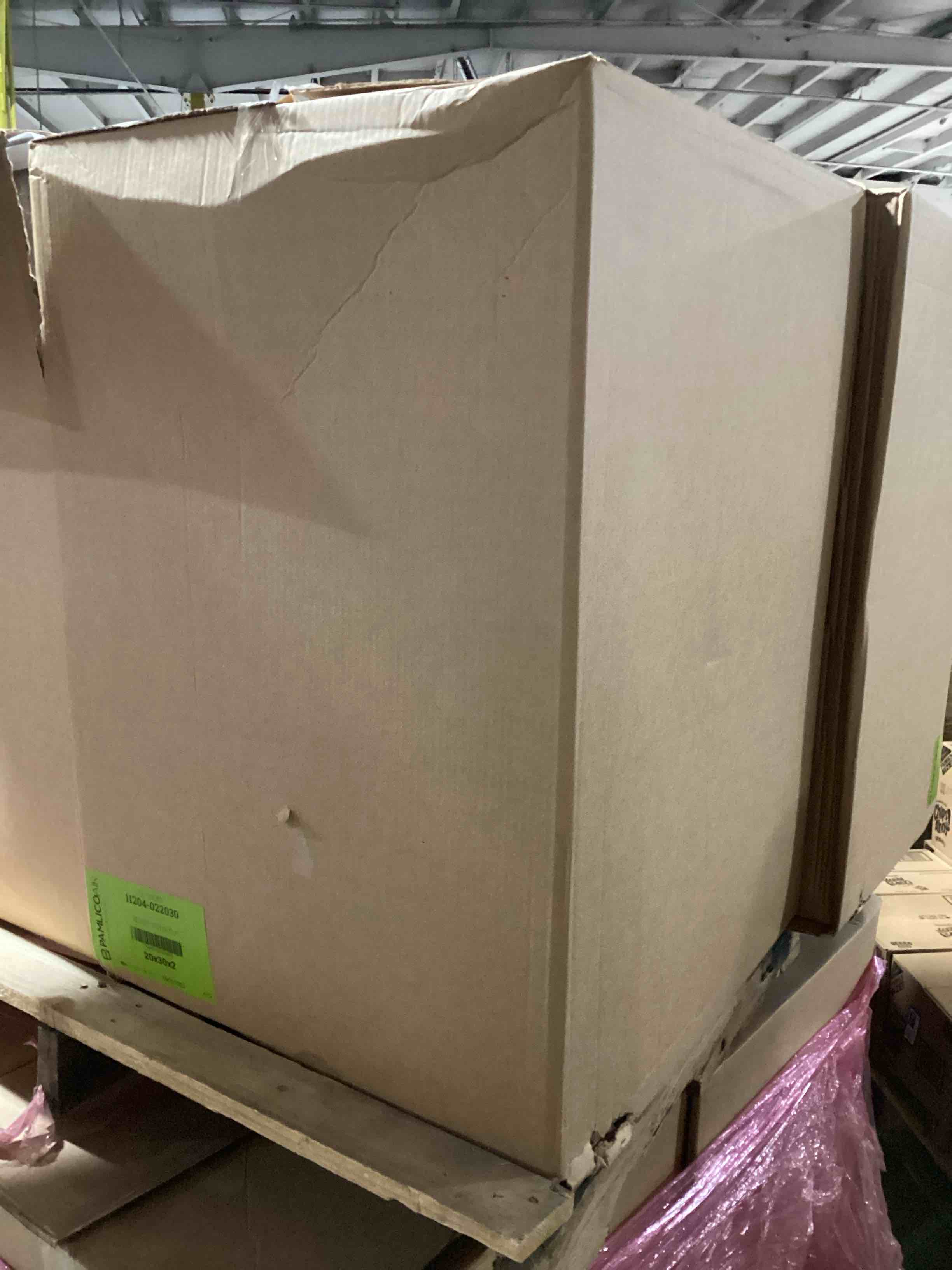 Condition photo showing Brand New for case of 12 pamlico air 4011575 20 x 30 x 2 in. fiberglass 4 merv air filter