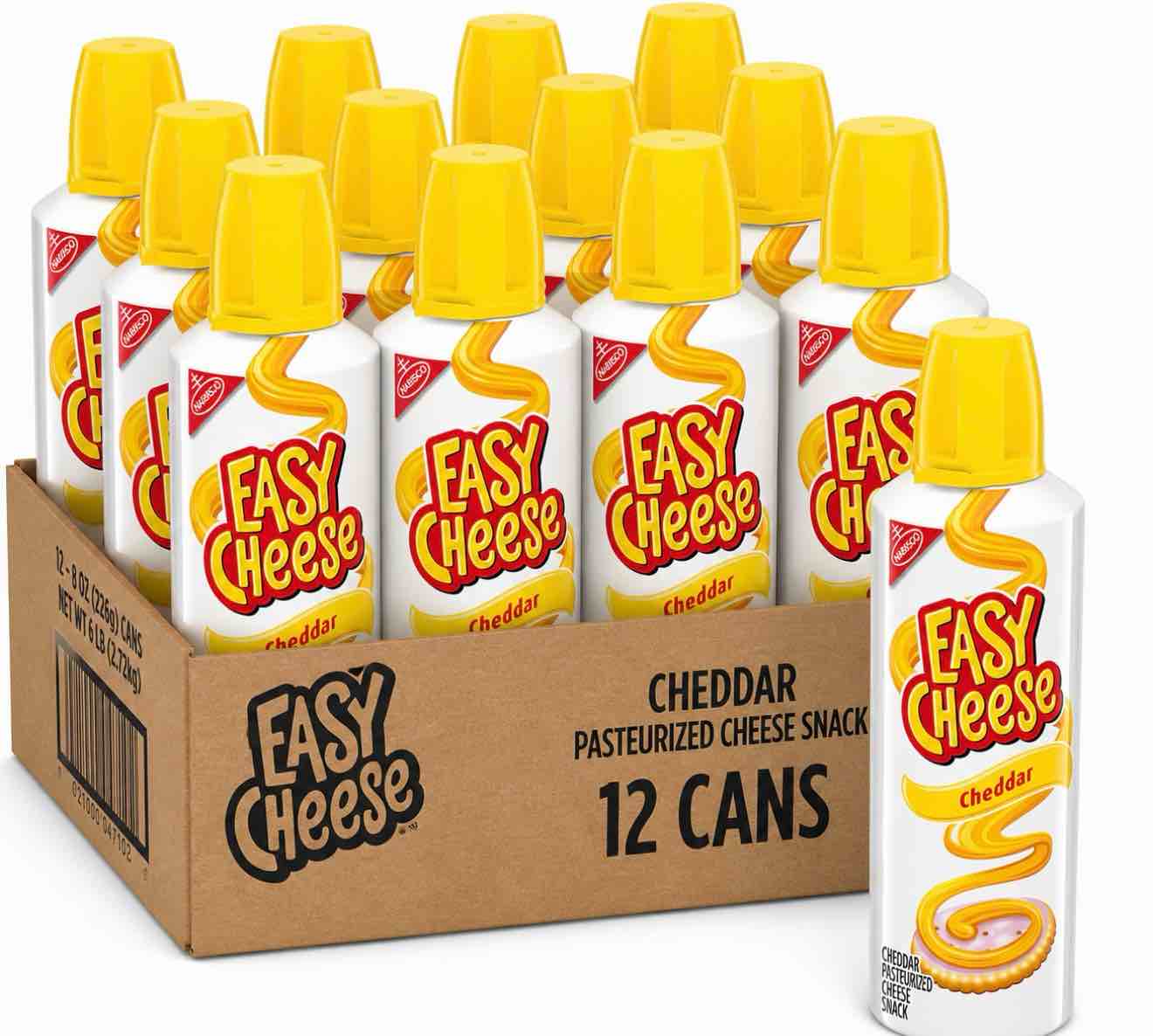 Case of 12 CHEDDAR CHEESE SNACK, CHEDDAR 8 oz BB March 2026 