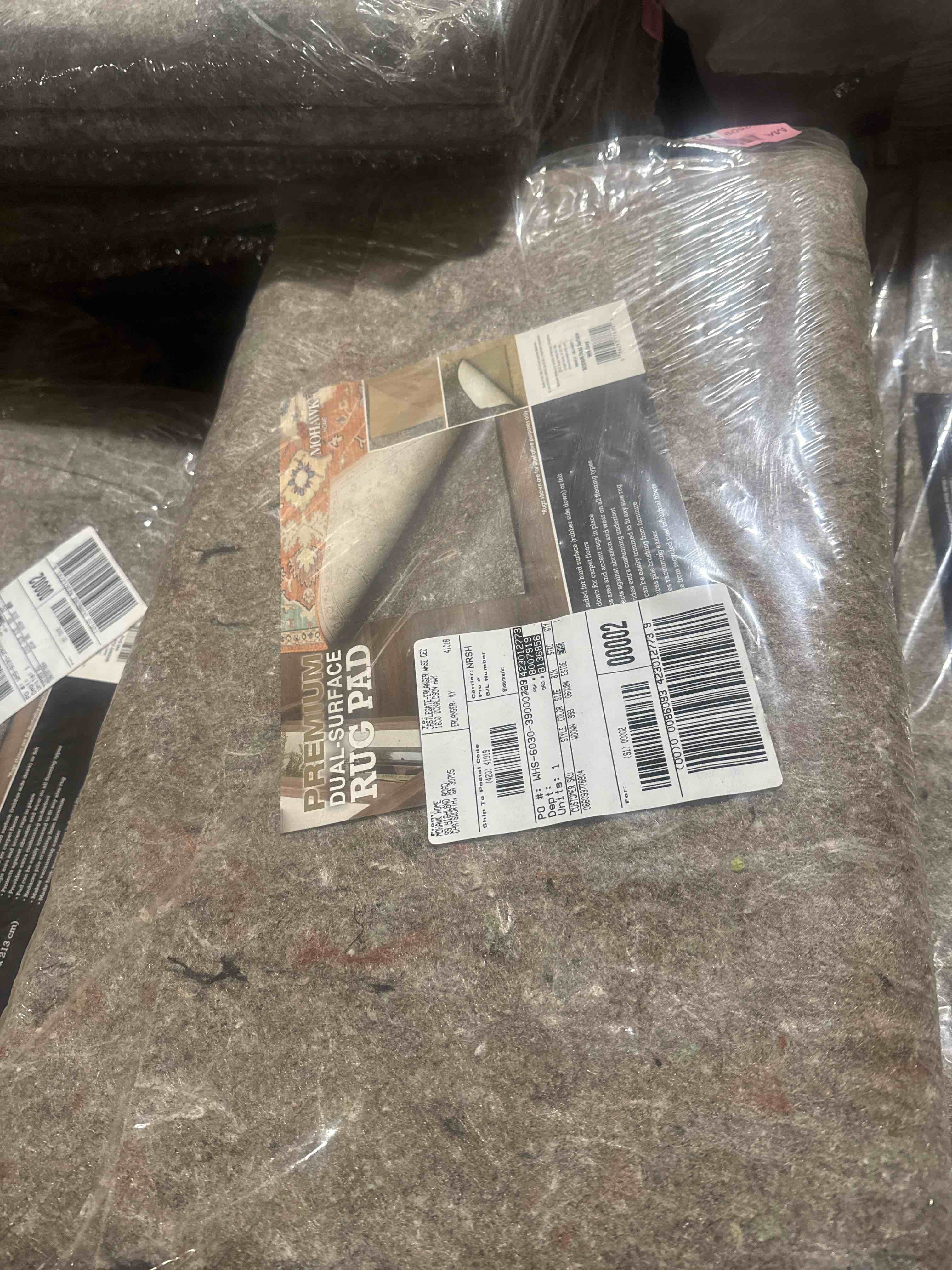 premium dual surface rug pad 5ft x 7ft 