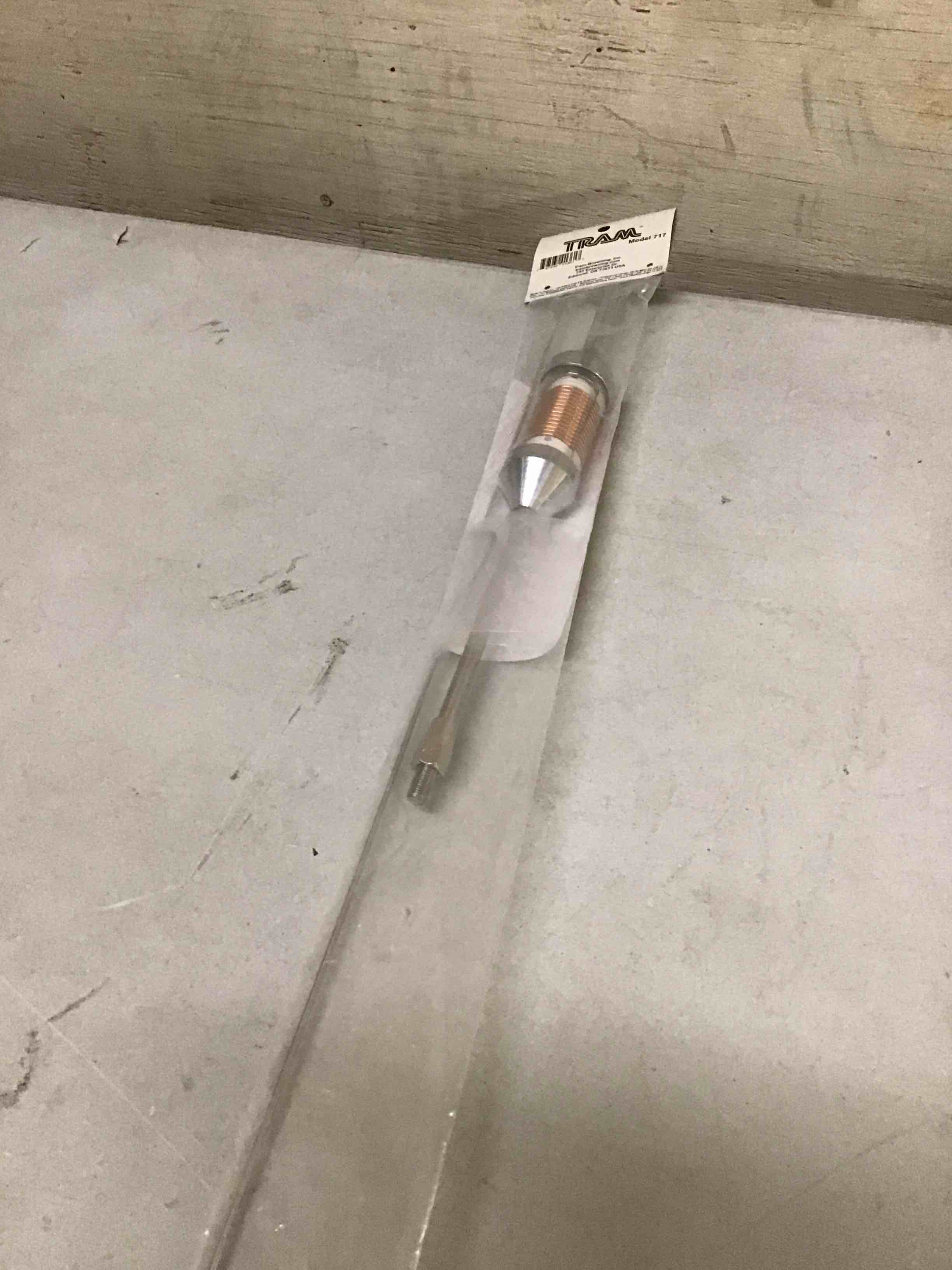 Condition photo showing New/Like New for tram® oil-filled coil cb antenna 6” stainless steel shaft 