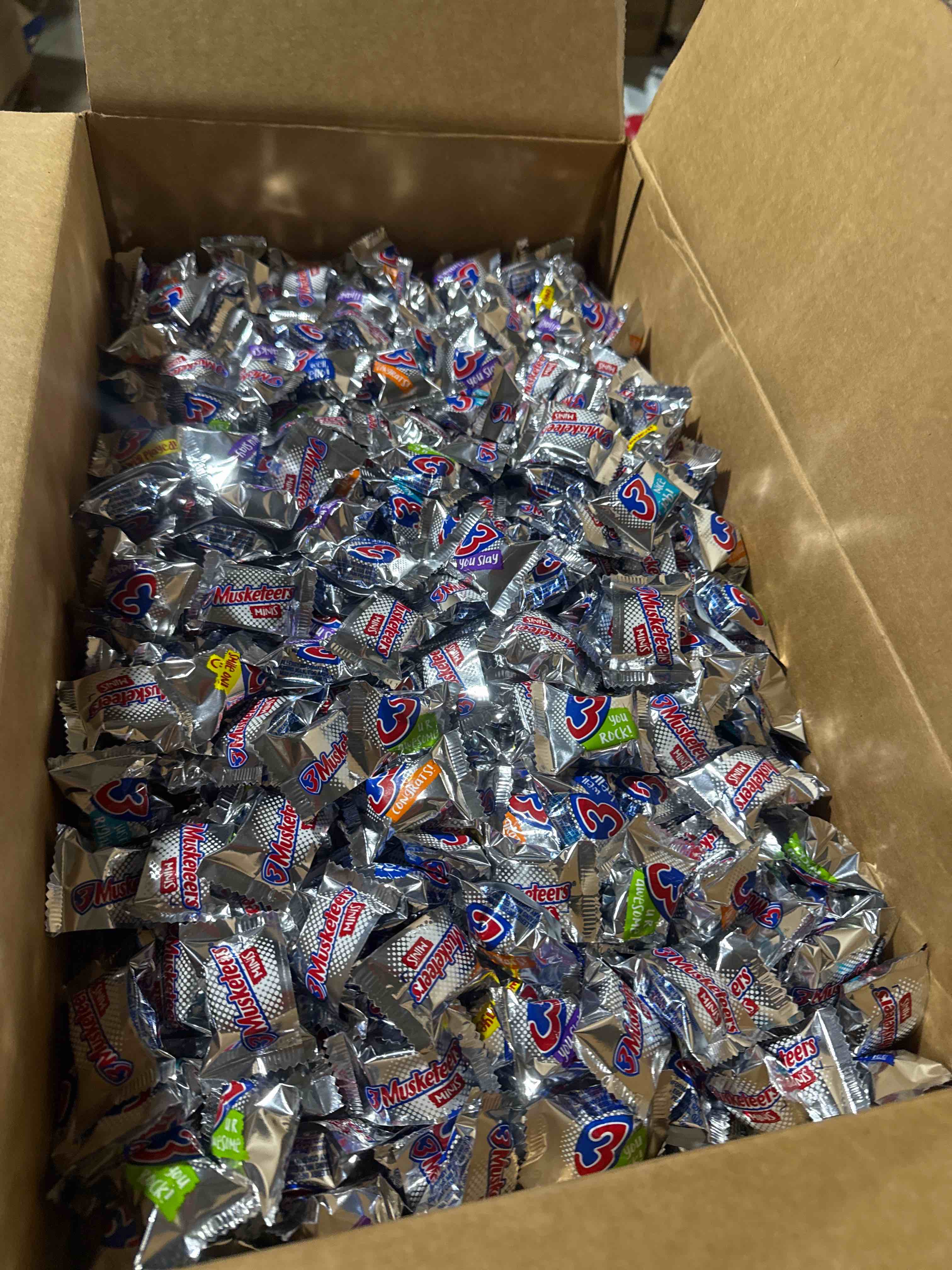 3 Musketeers Minis 3lb. Bulk Case BB 12/2025