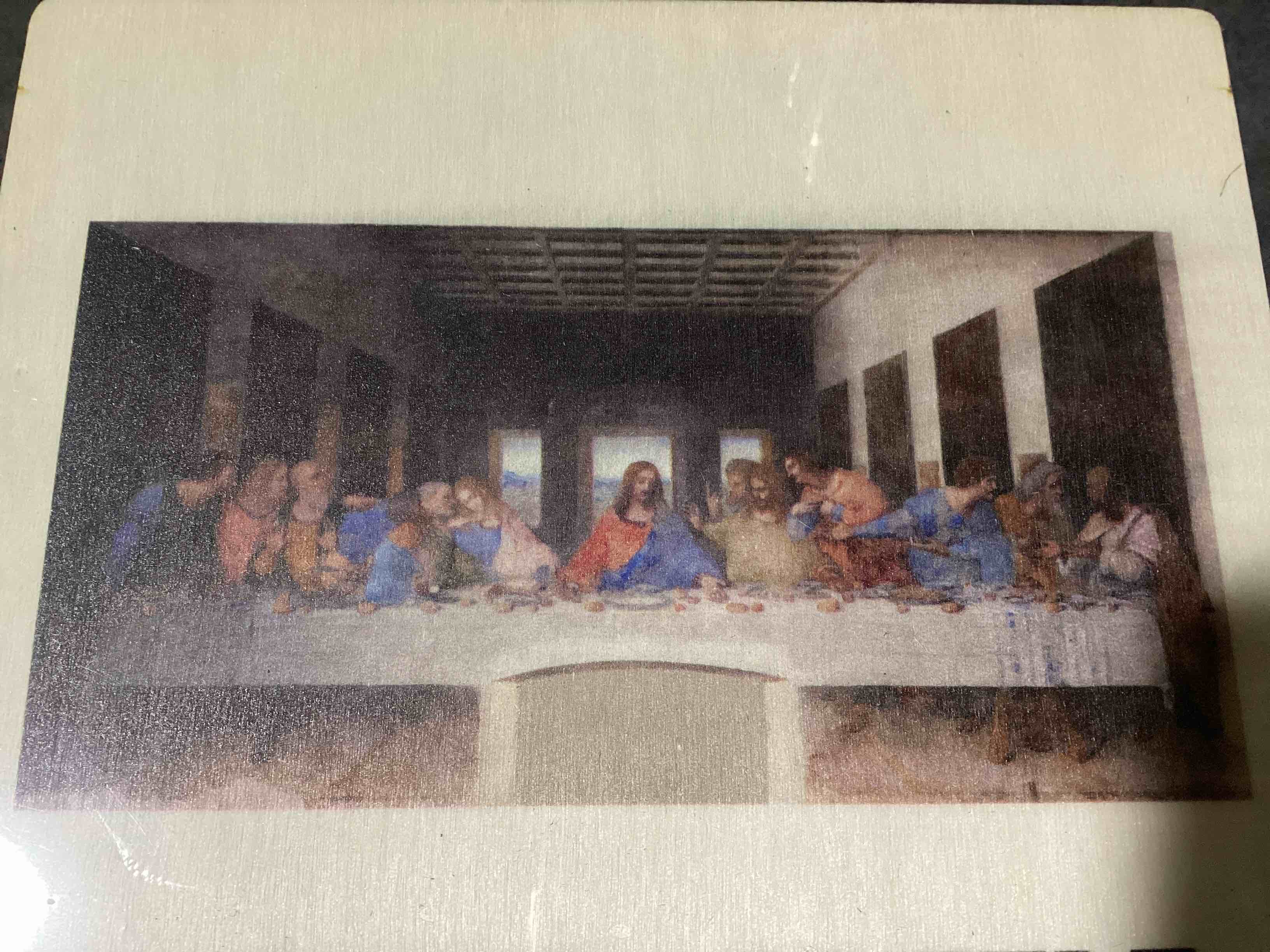 the last supper wooden puzzle