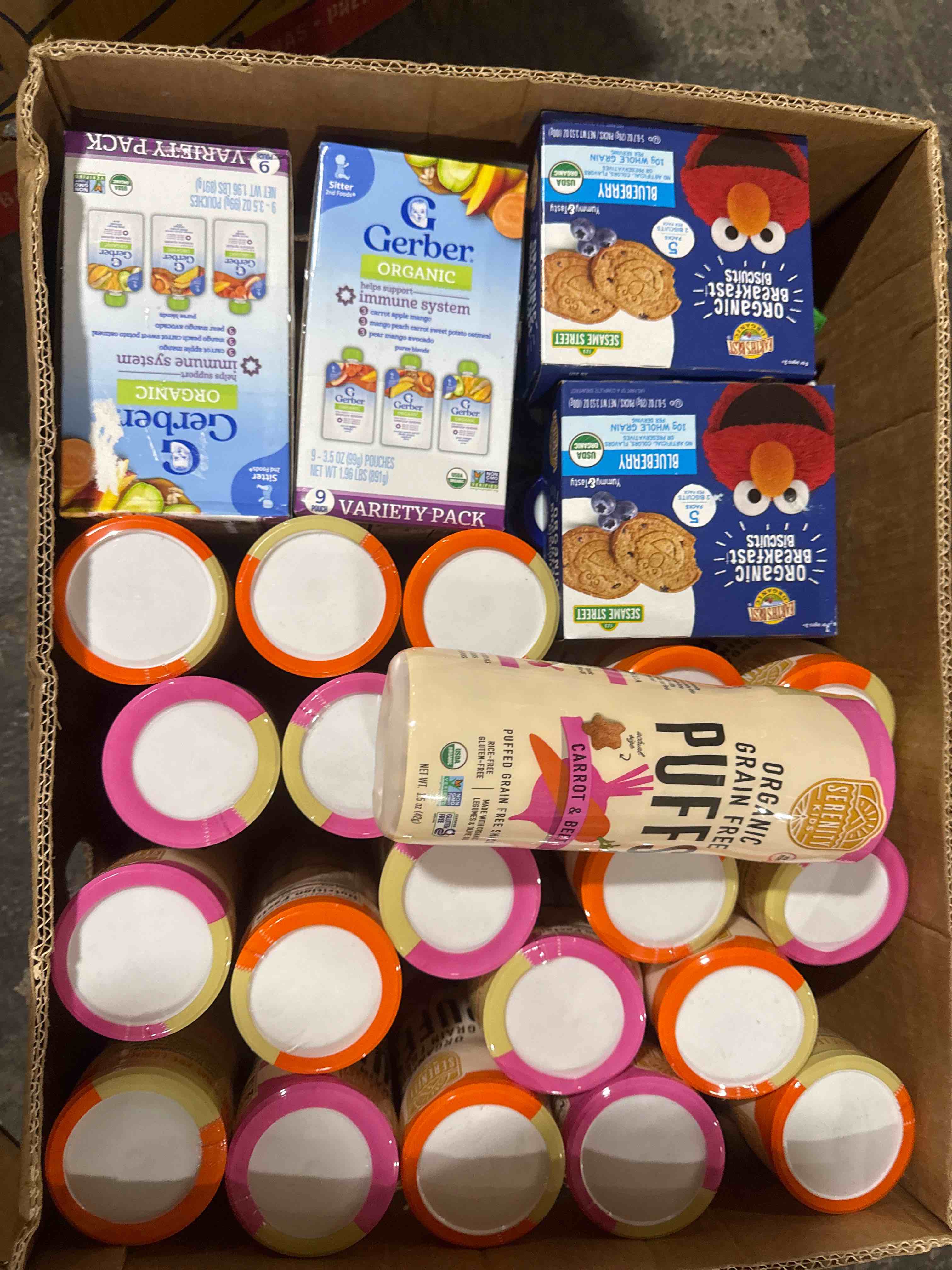 Box of Assorted Grocery Products 