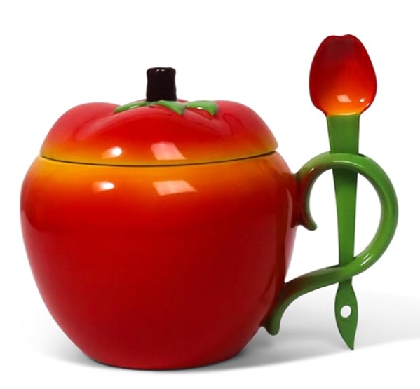 apple mug, teacher appreciation gift, unique novelty coffee cup, great teachers gift idea & desk décor, for holidays, birthdays, end of year appreciation, for best male, female gifts