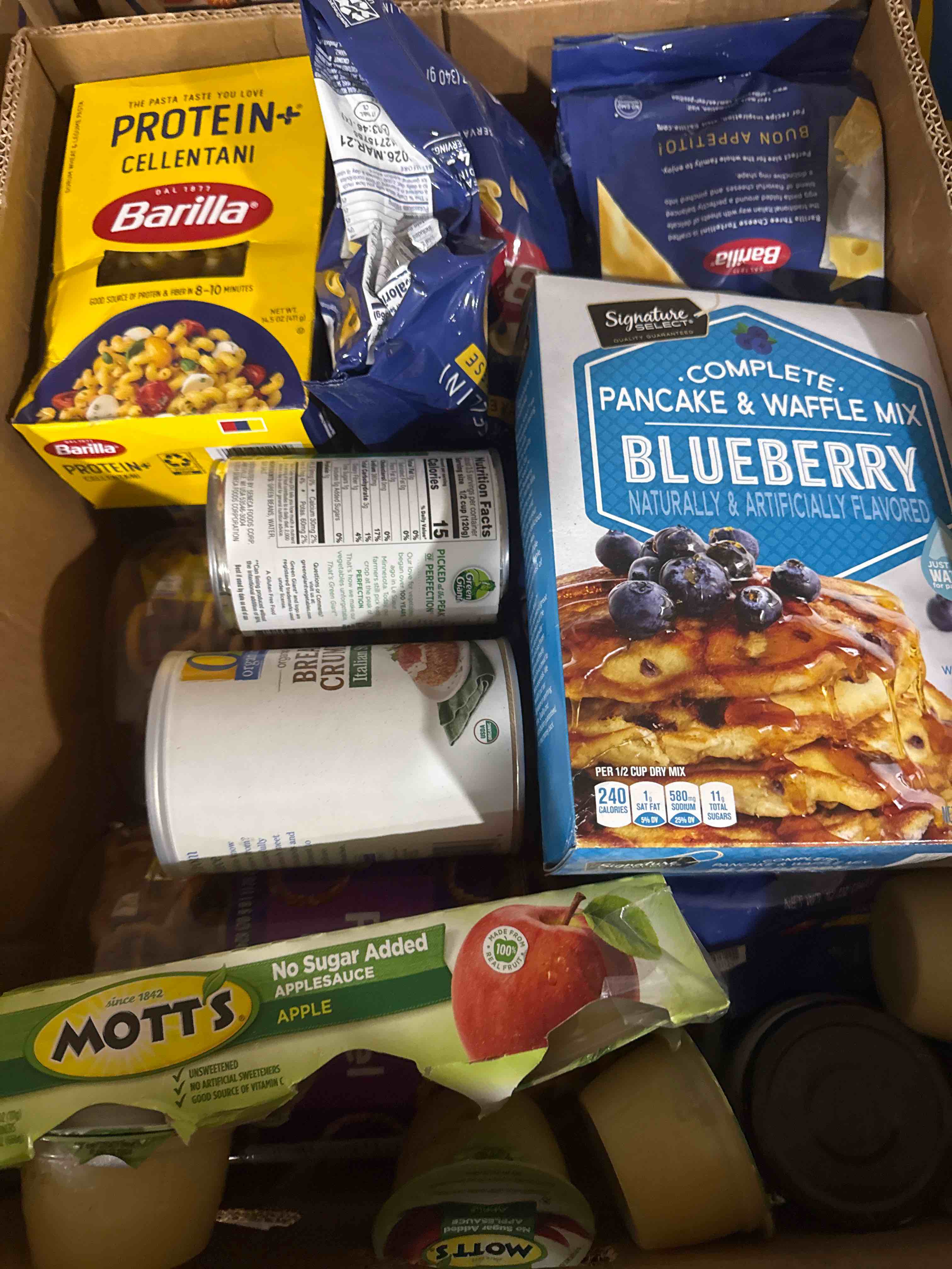 Box of Assorted Grocery Products 