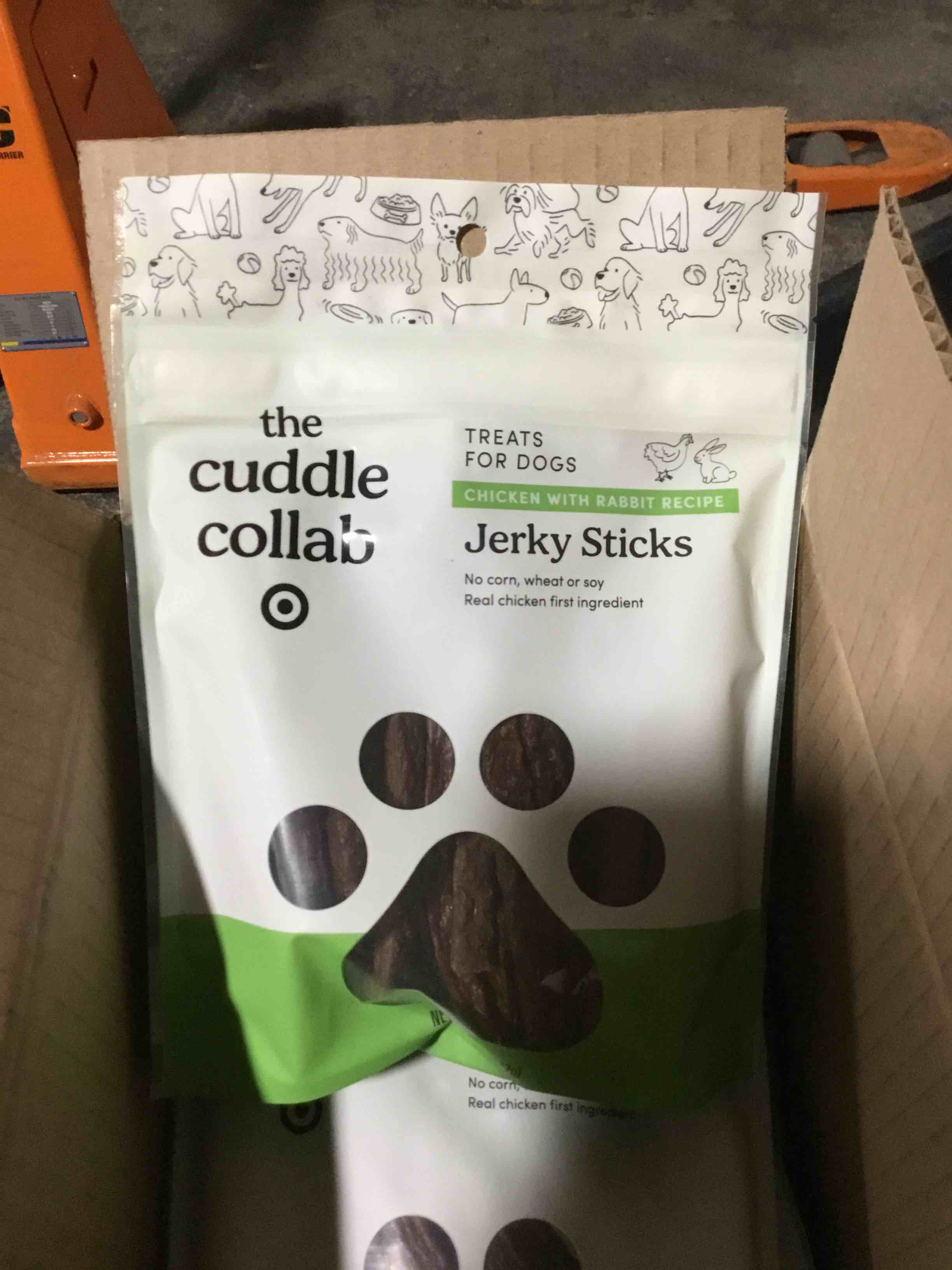 Chicken with Rabbit Jerky Stick Dog Treats - 8oz - The Cuddle Collab