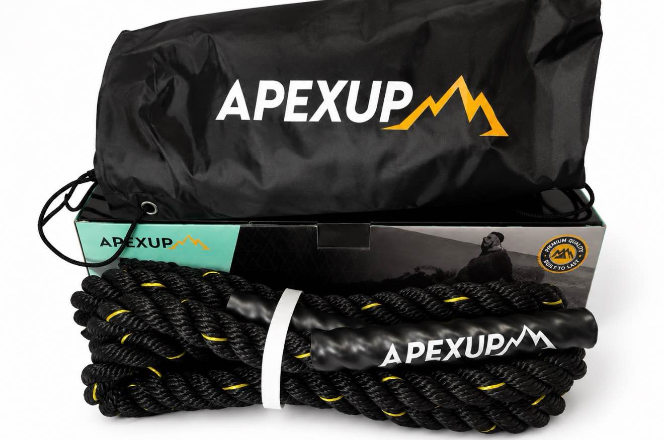APEXUP 9.9ft 2.7lbs Heavy Jump Rope for Fitness Weighted Exercise