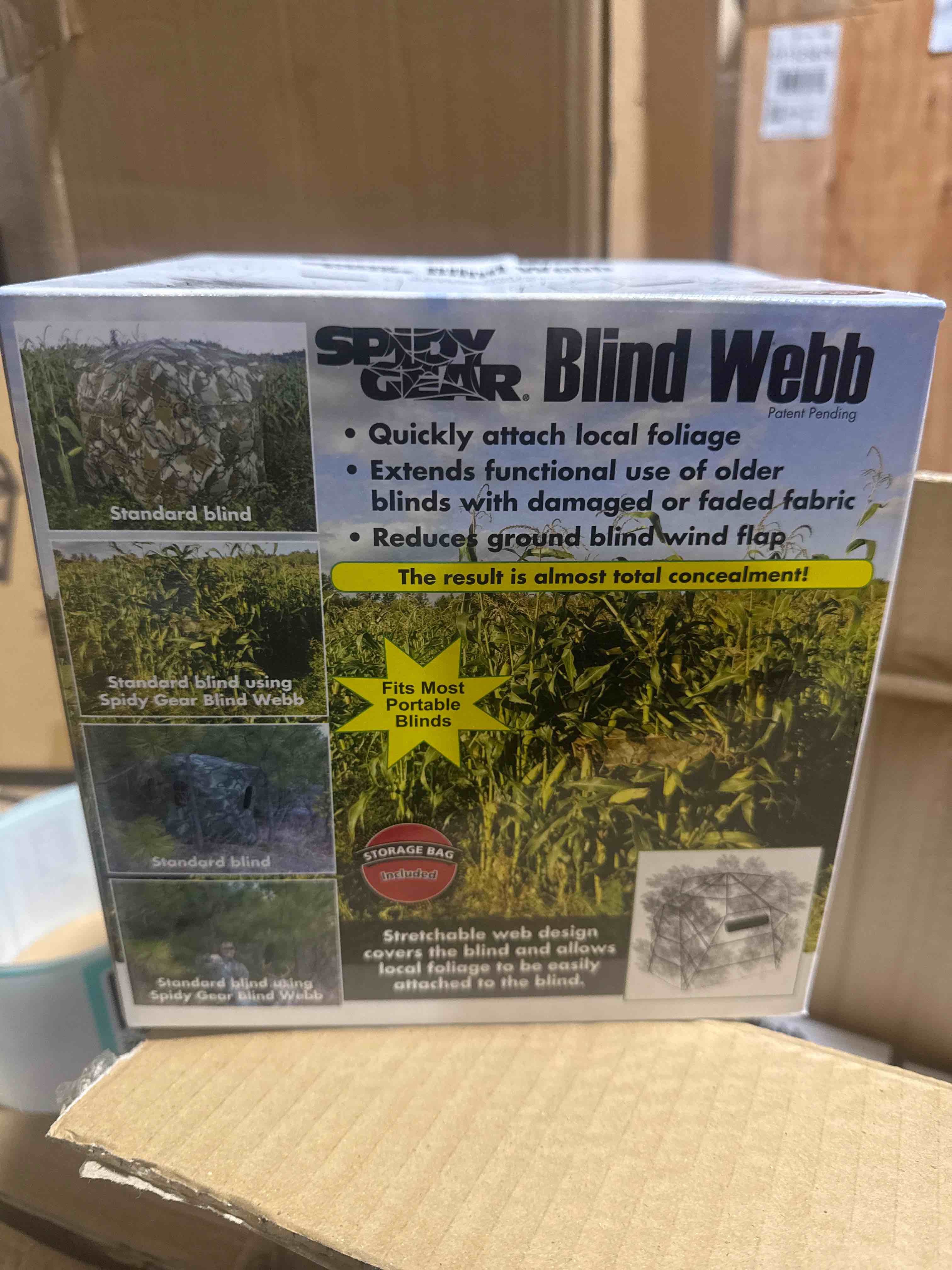 Condition photo showing Brand New for covercraft blw1001 spidy gear hunter's blind webb