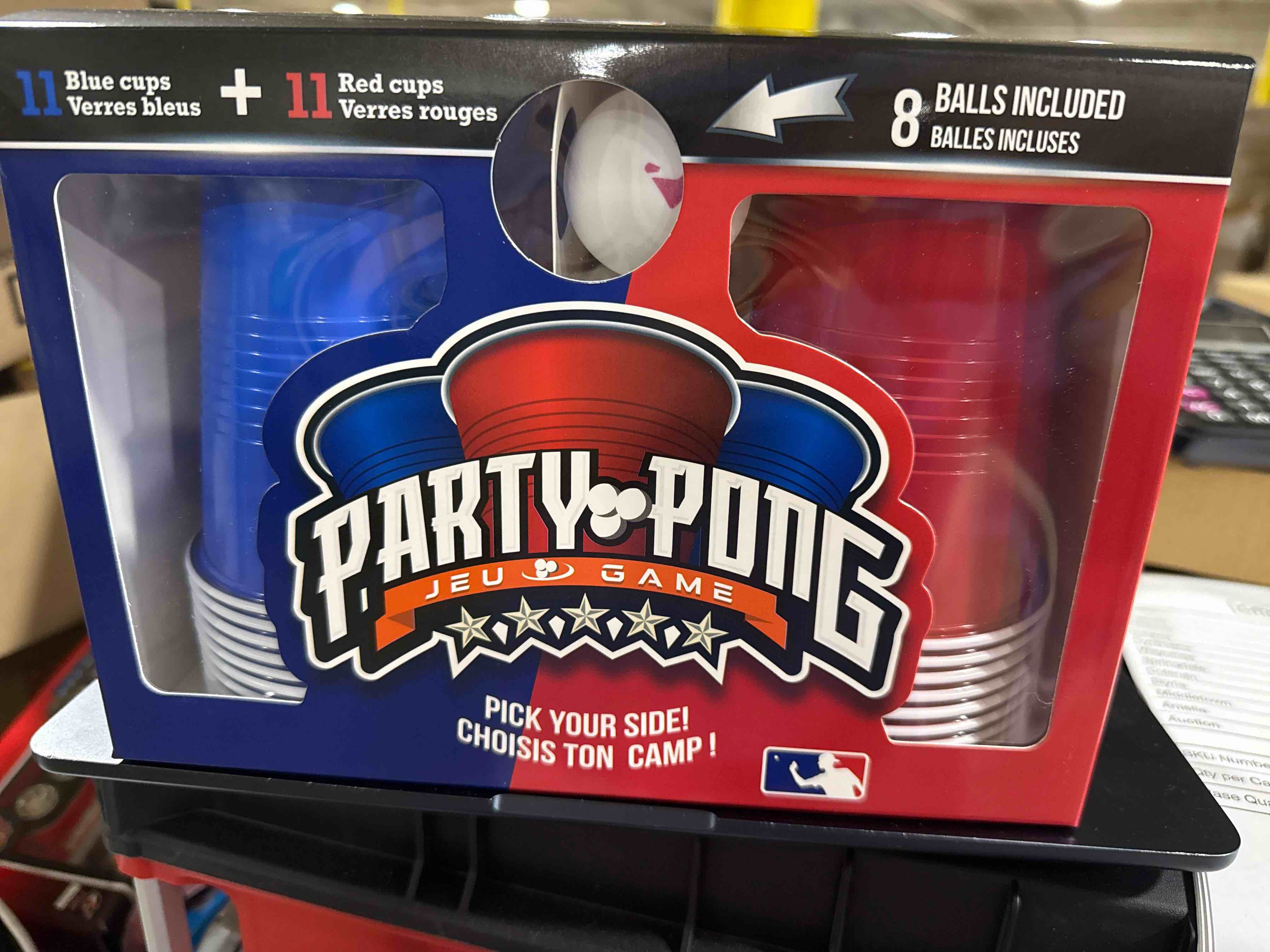 Party Pong eight balls included