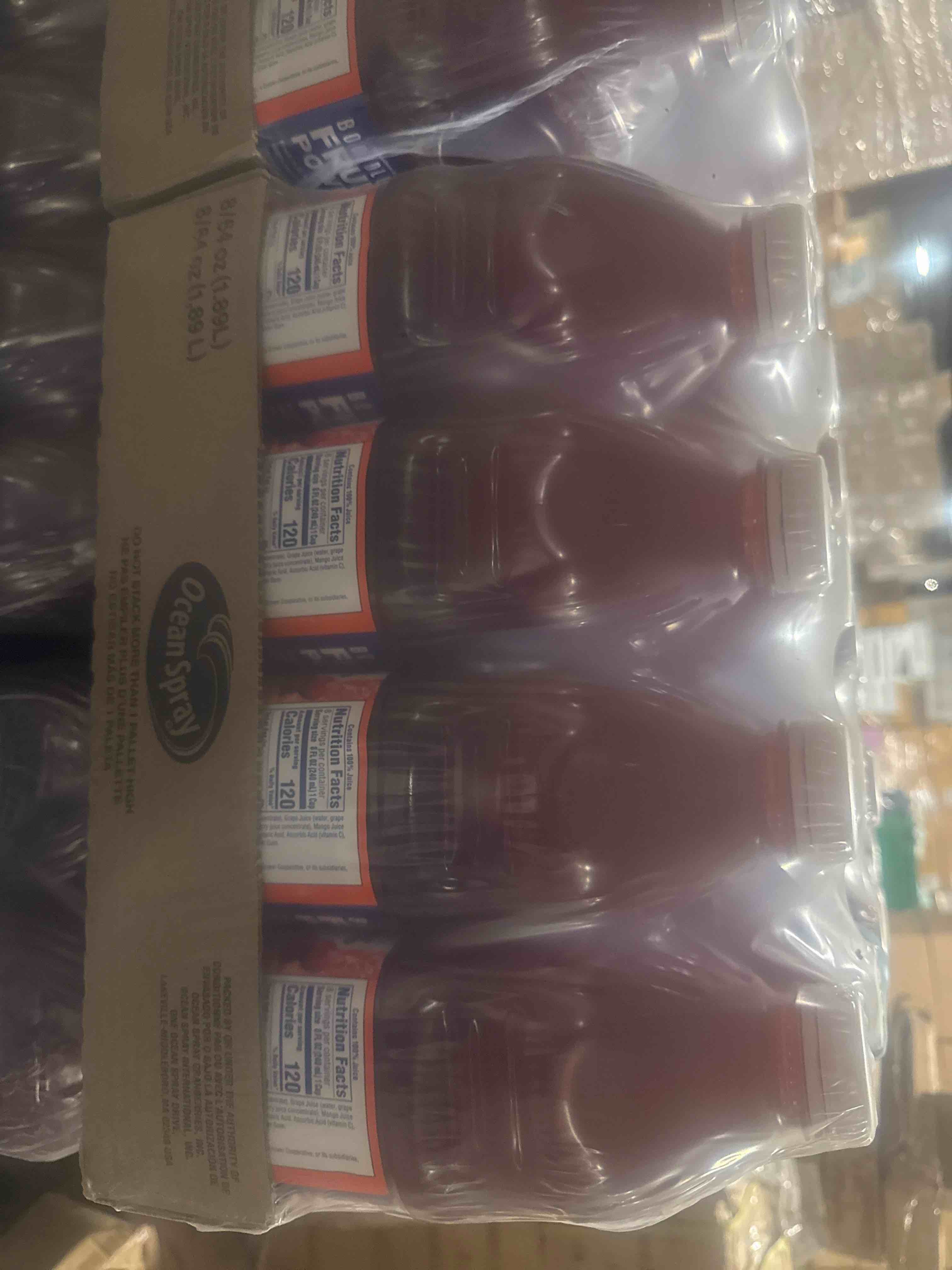 Condition photo showing Brand New for ocean spray cranberry mango juice 64oz - bb june 2026- bid per item 