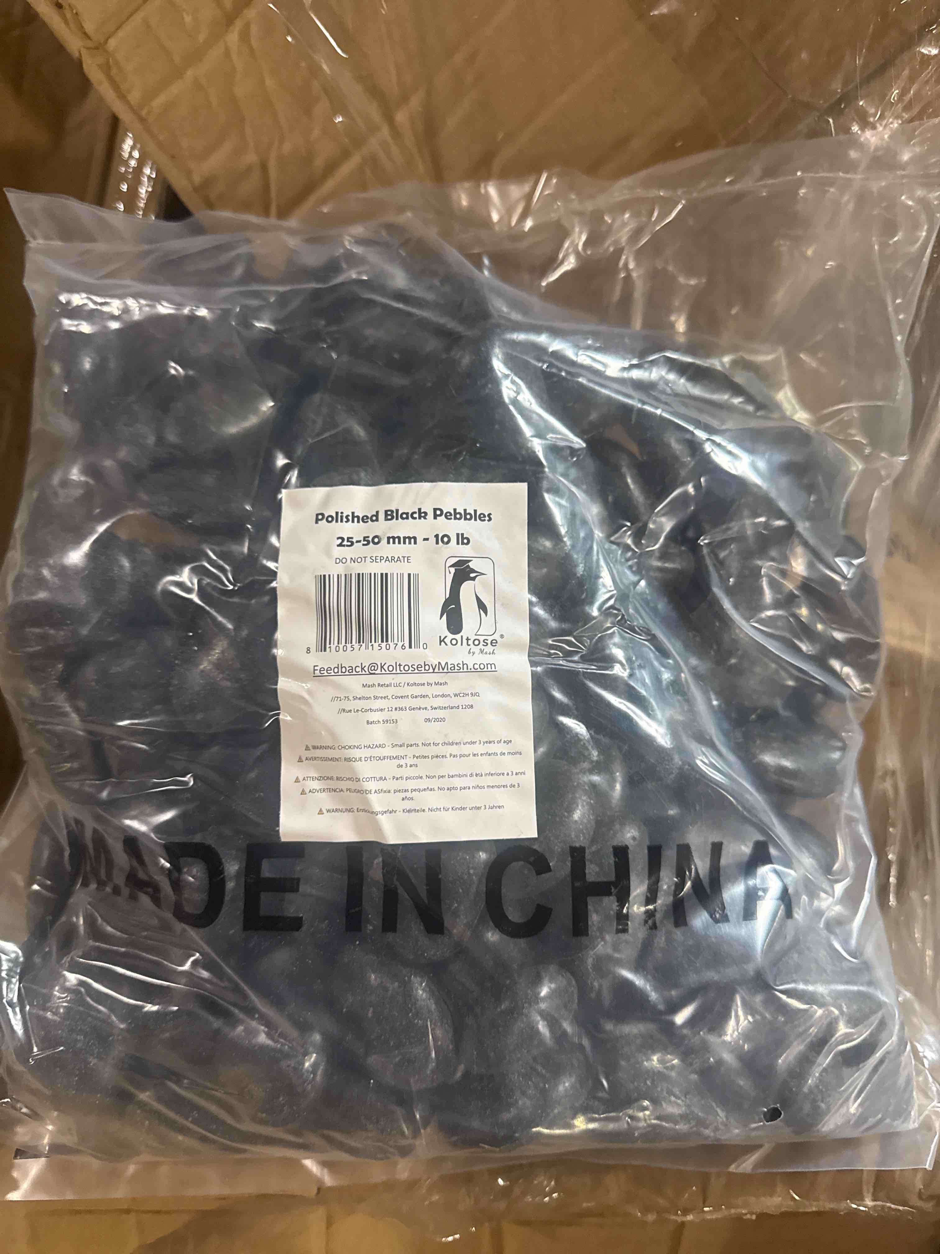 Condition photo showing New/Like New for koltose by mash - river rocks smooth rock painting stones 100% natural 2” - 3.5” inches 10lb