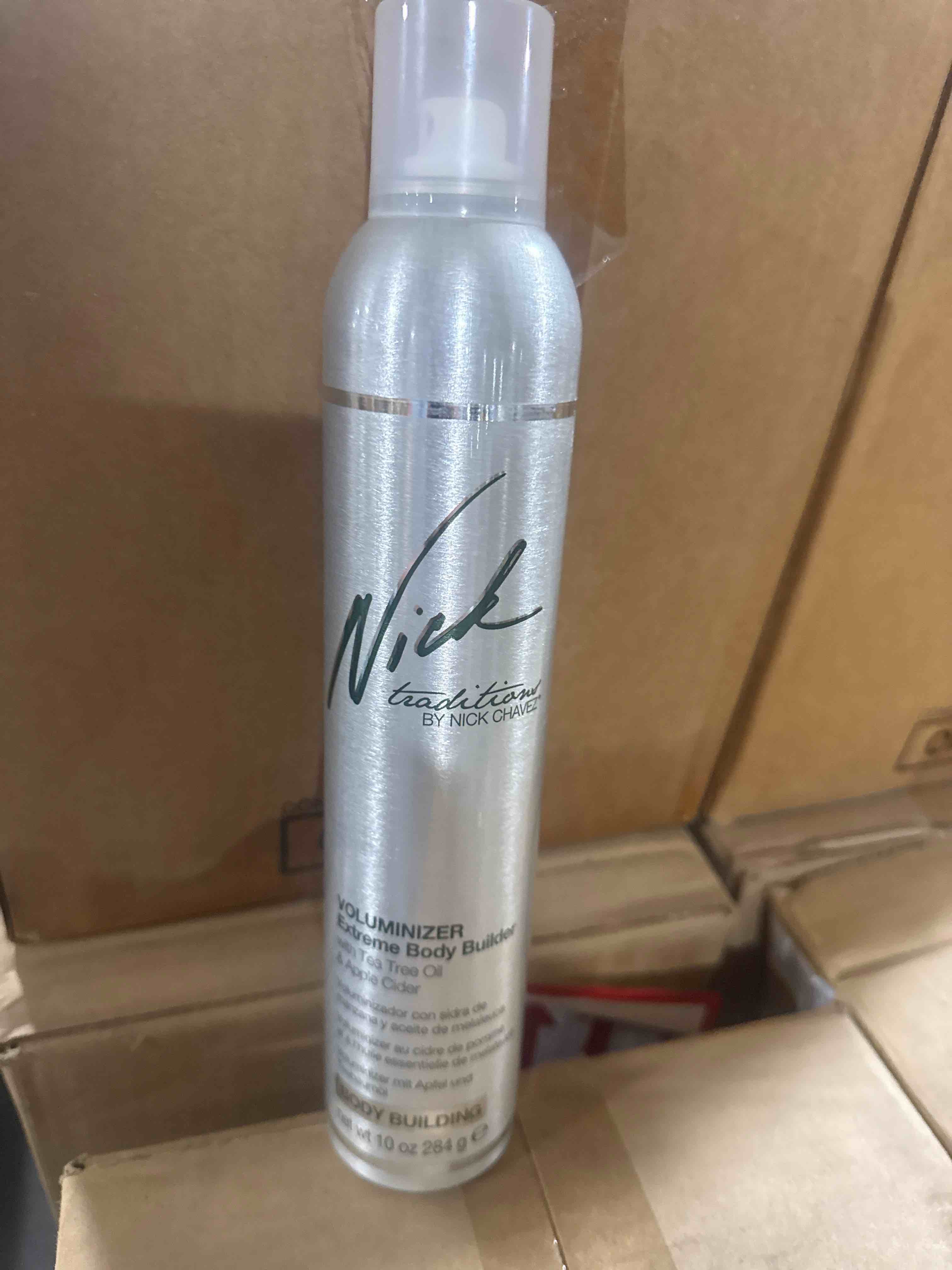 Condition photo showing Brand New for nick chavez 10- oz extreme body builder with velvet mesquite