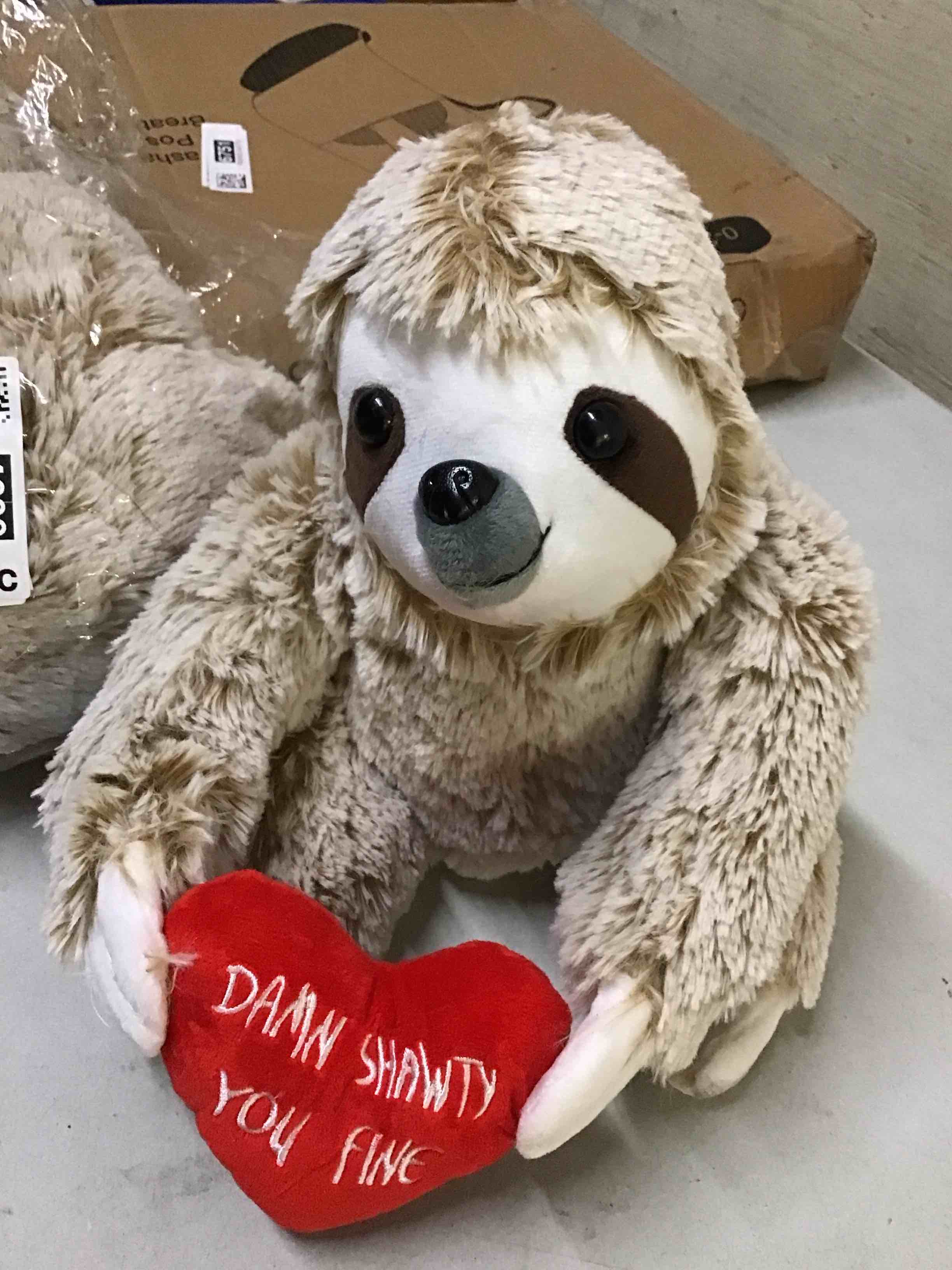 Condition photo showing New/Like New for valentine’s day sloth is the perfect last-minute gift on