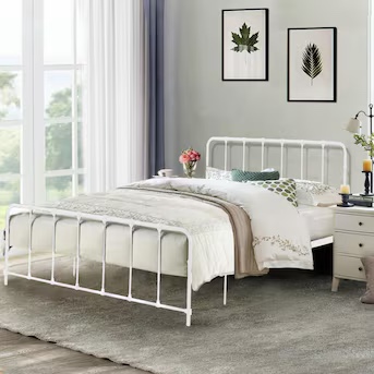 Condition photo showing Good Condition for complete! belle isle bella colina bed white queen 