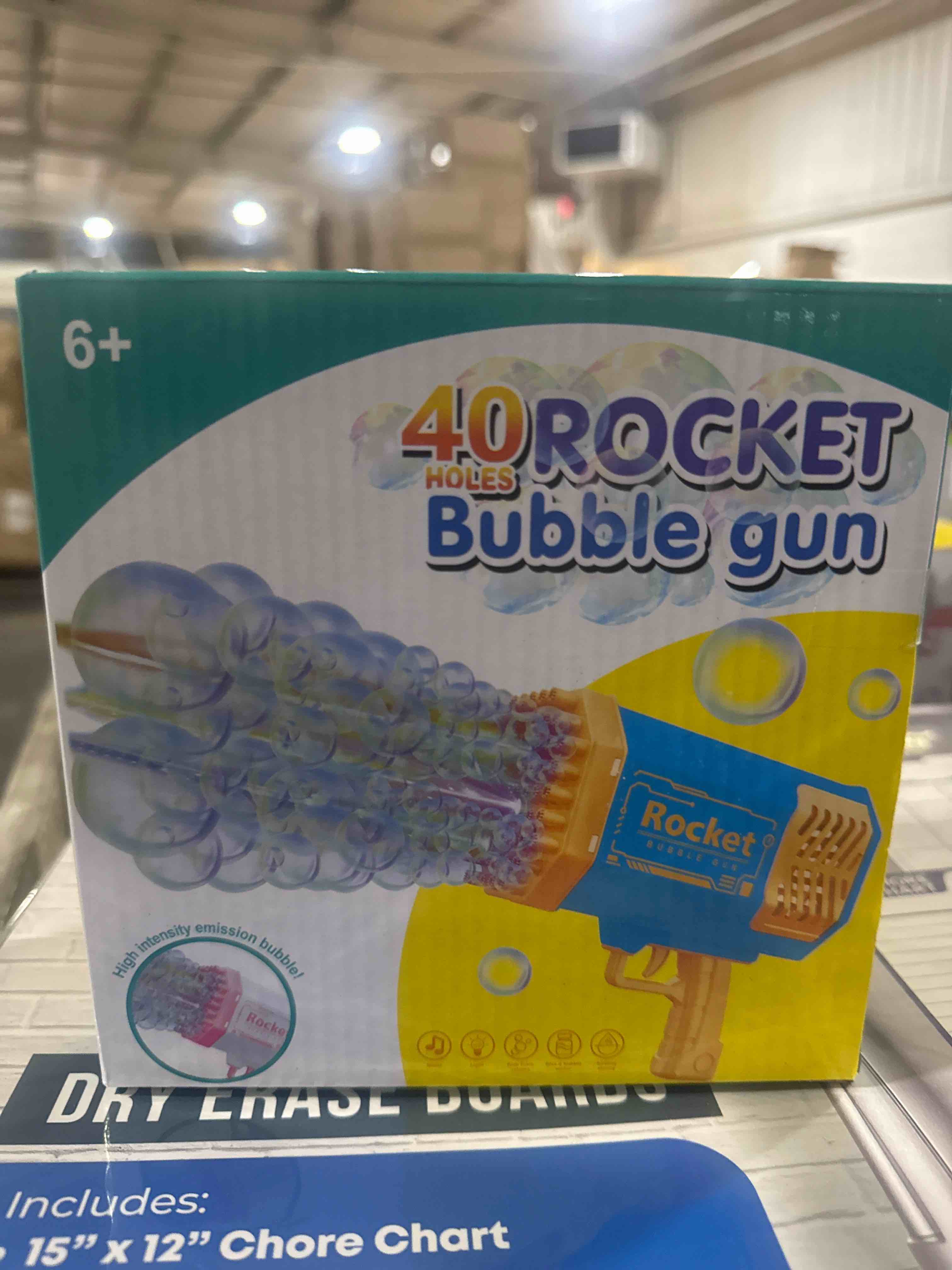 Condition photo showing New/Like New for 40 hole rocket bubble gun