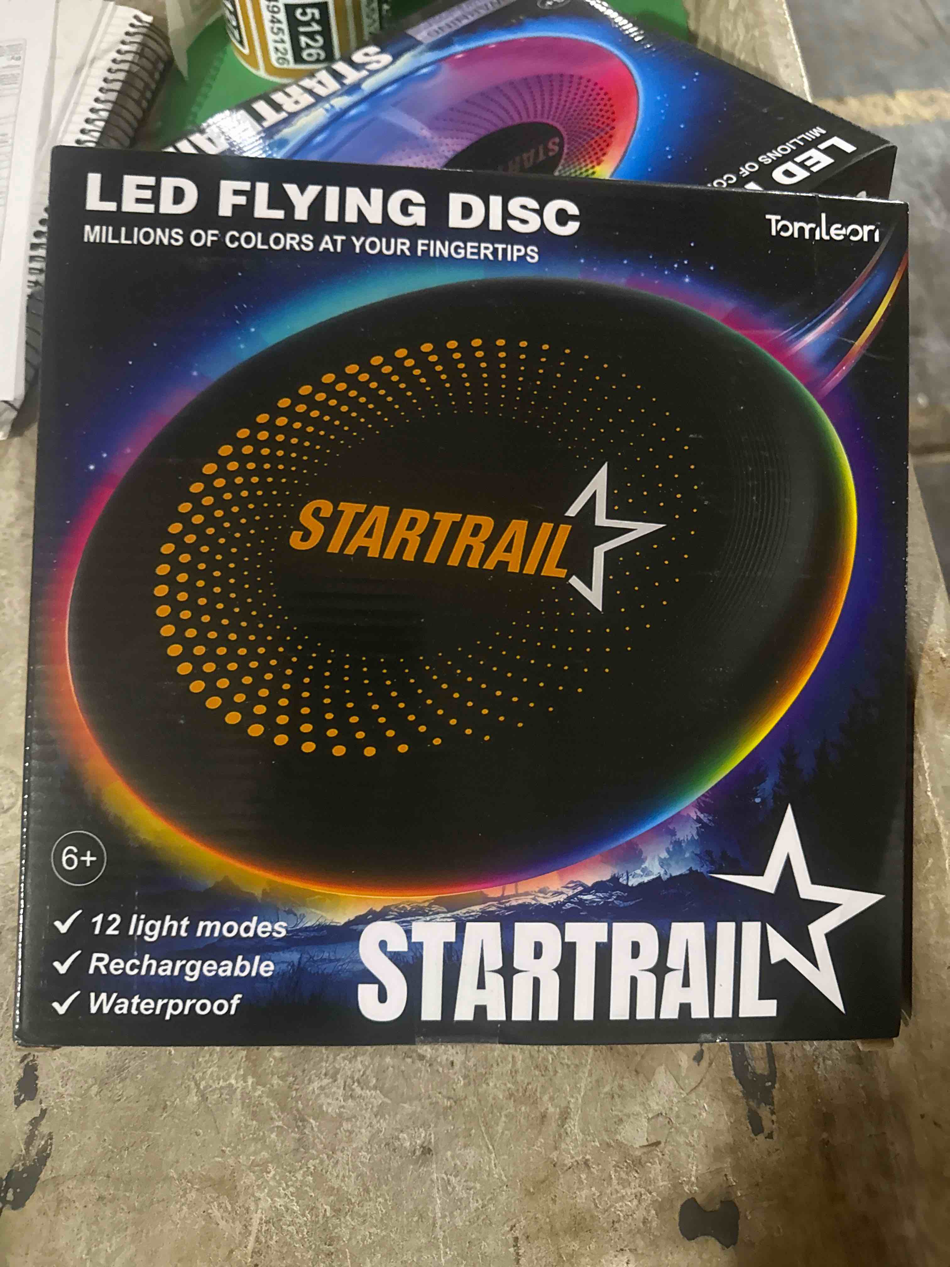 Condition photo showing New/Like New for startrail led flying disc 