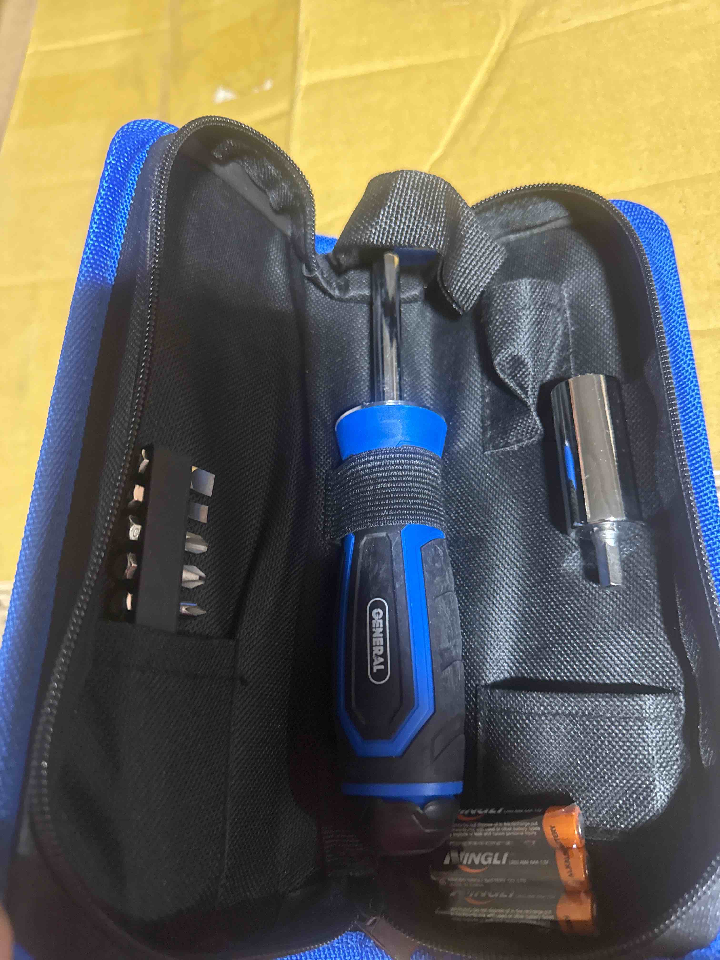 Condition photo showing New/Like New for general lighted screwdriver & universal wrench set