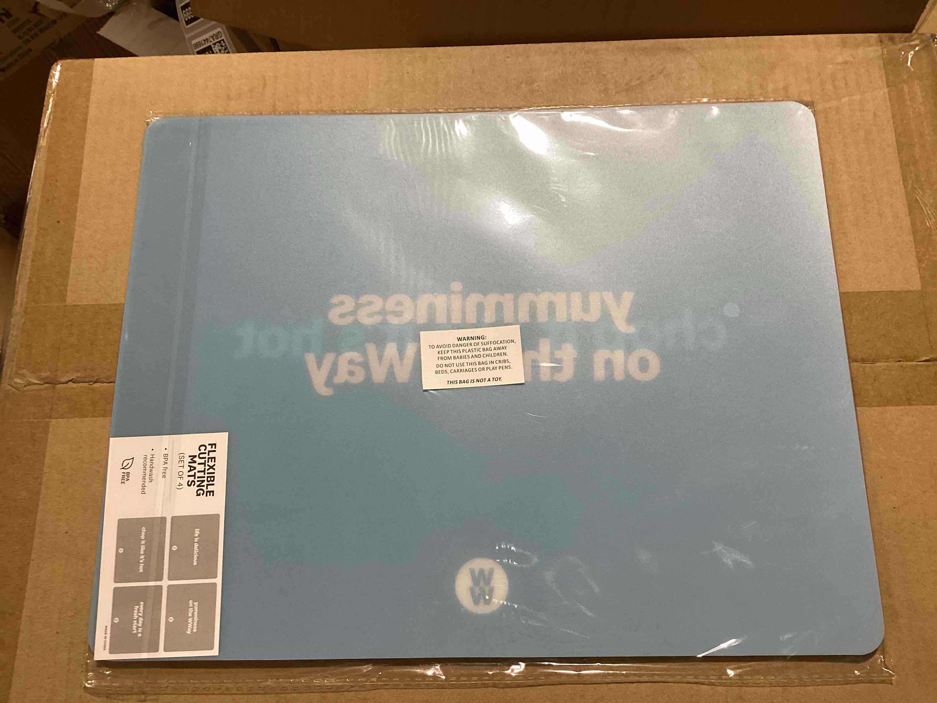 Condition photo showing New/Like New for set of 4 flexible cutting mats