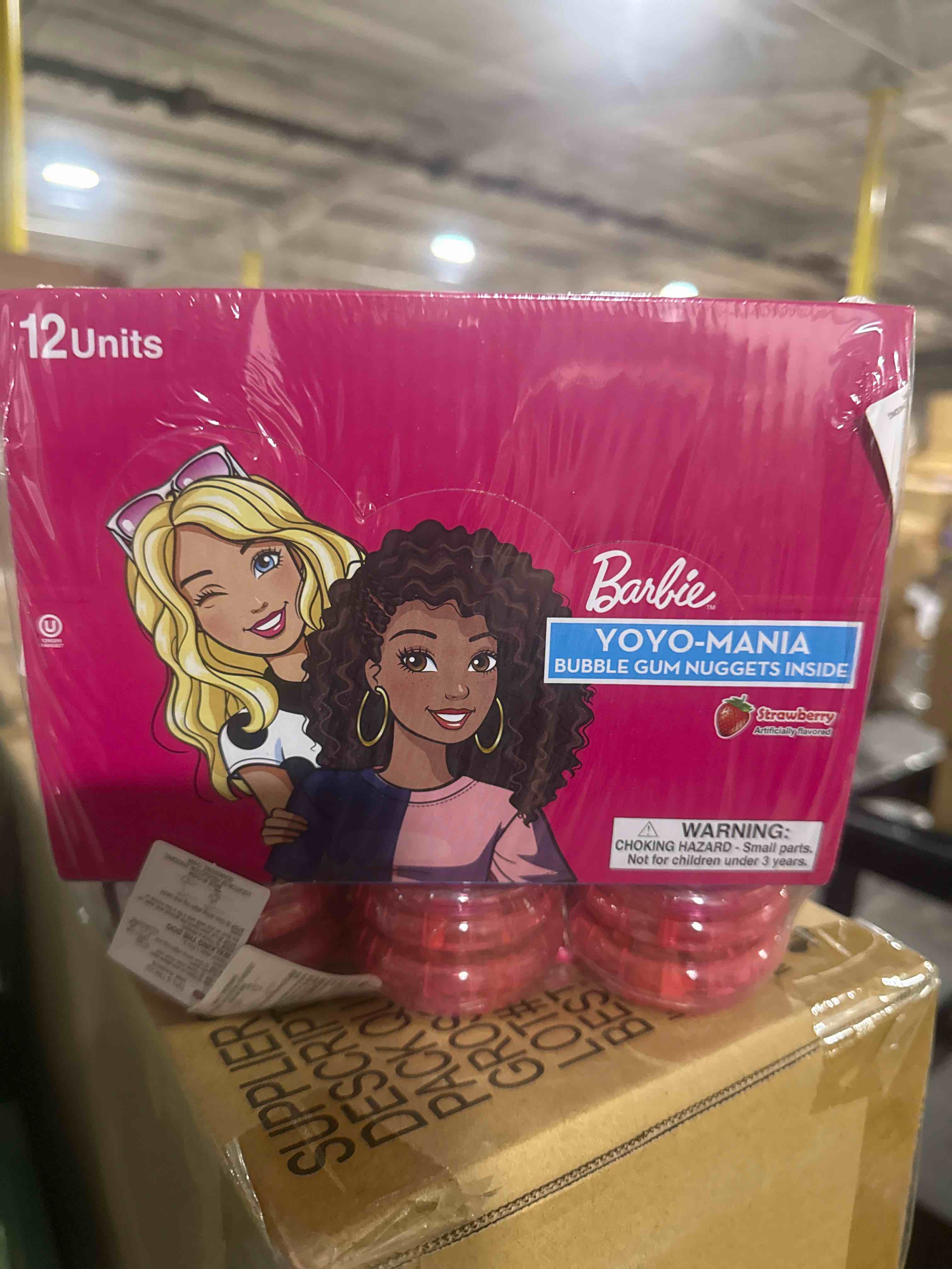 Condition photo showing New/Like New for barbie yoyo-mania gum filled candy 1.06 ounce - 12 count display box