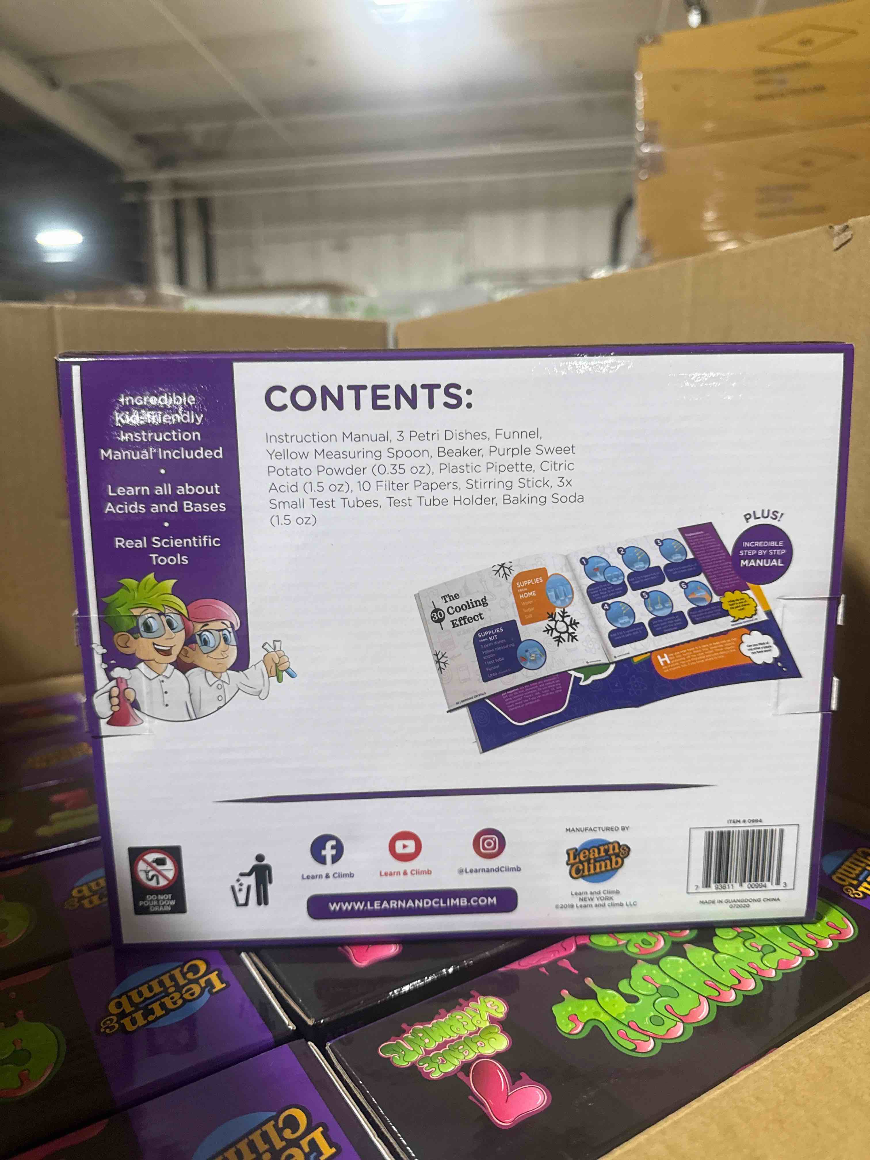 Condition photo showing New/Like New for learn & climb science kits for kids age 5 plus 8 chemistry experiments stepbystep manual gift for girls & boys 5 6 7 8