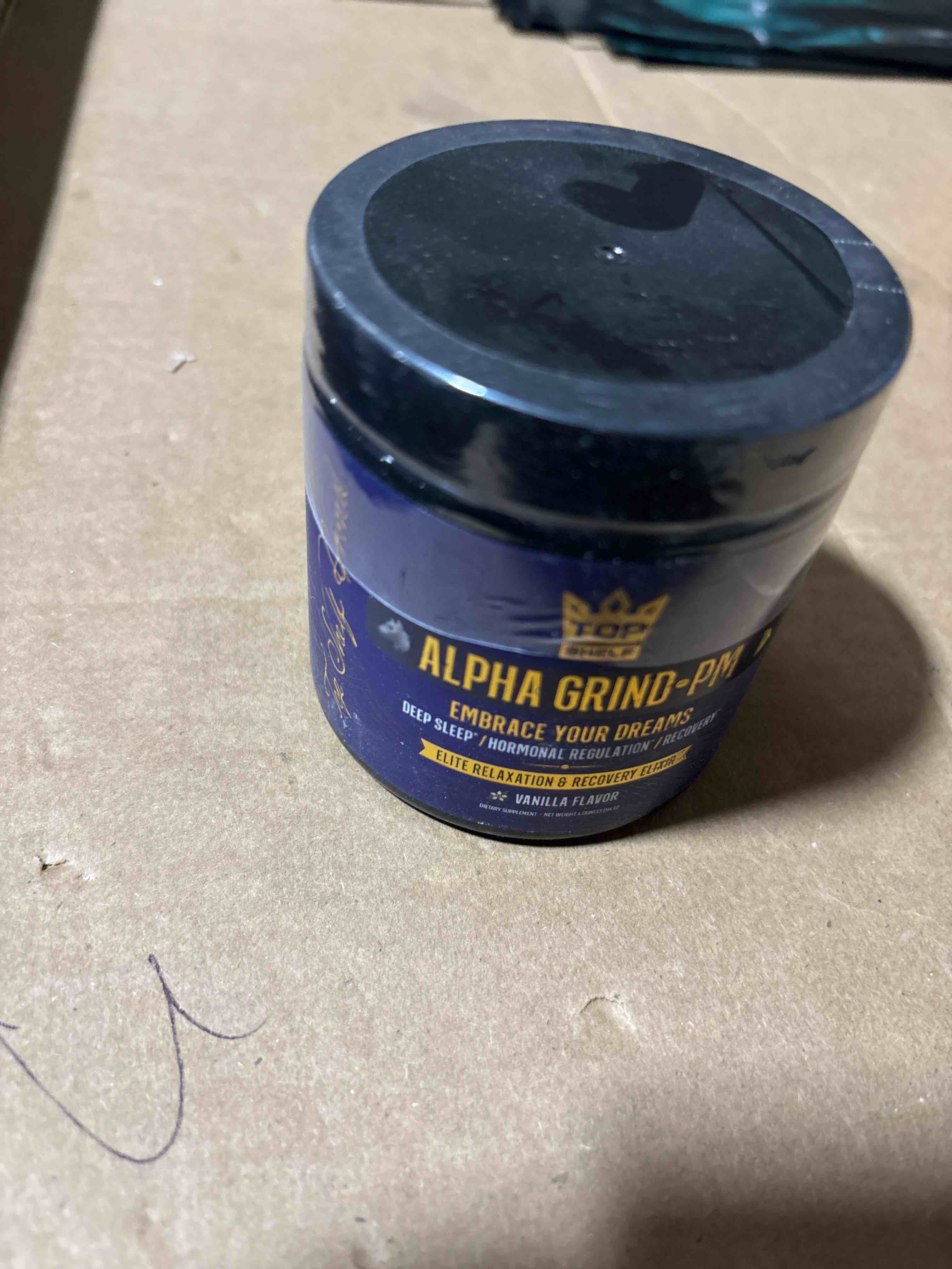 Condition photo showing New/Like New for alpha grind 100% arabica coffee+raw ingredients vanilla flavor exp 1/2027