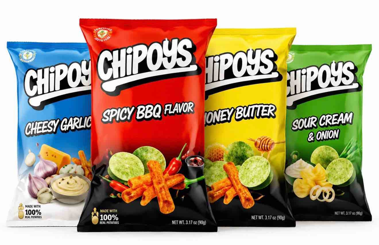 Box of 46 Chipoys Authentic Mexican Rolled Chips 1oz  Best by 10.07.25