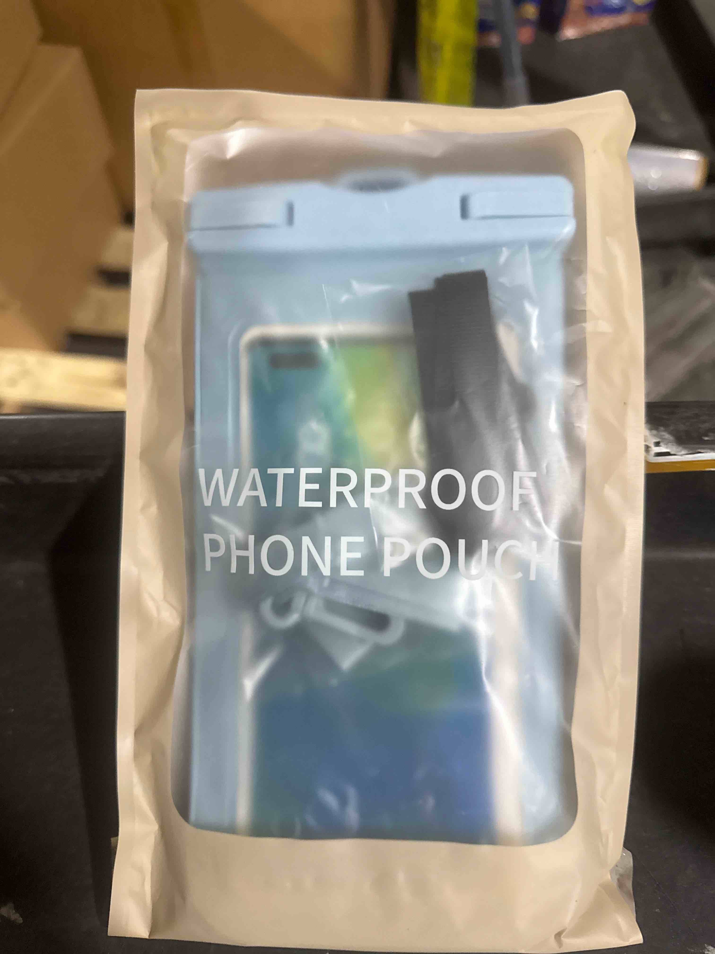 Condition photo showing New/Like New for 2 pack waterproof phone pouch 