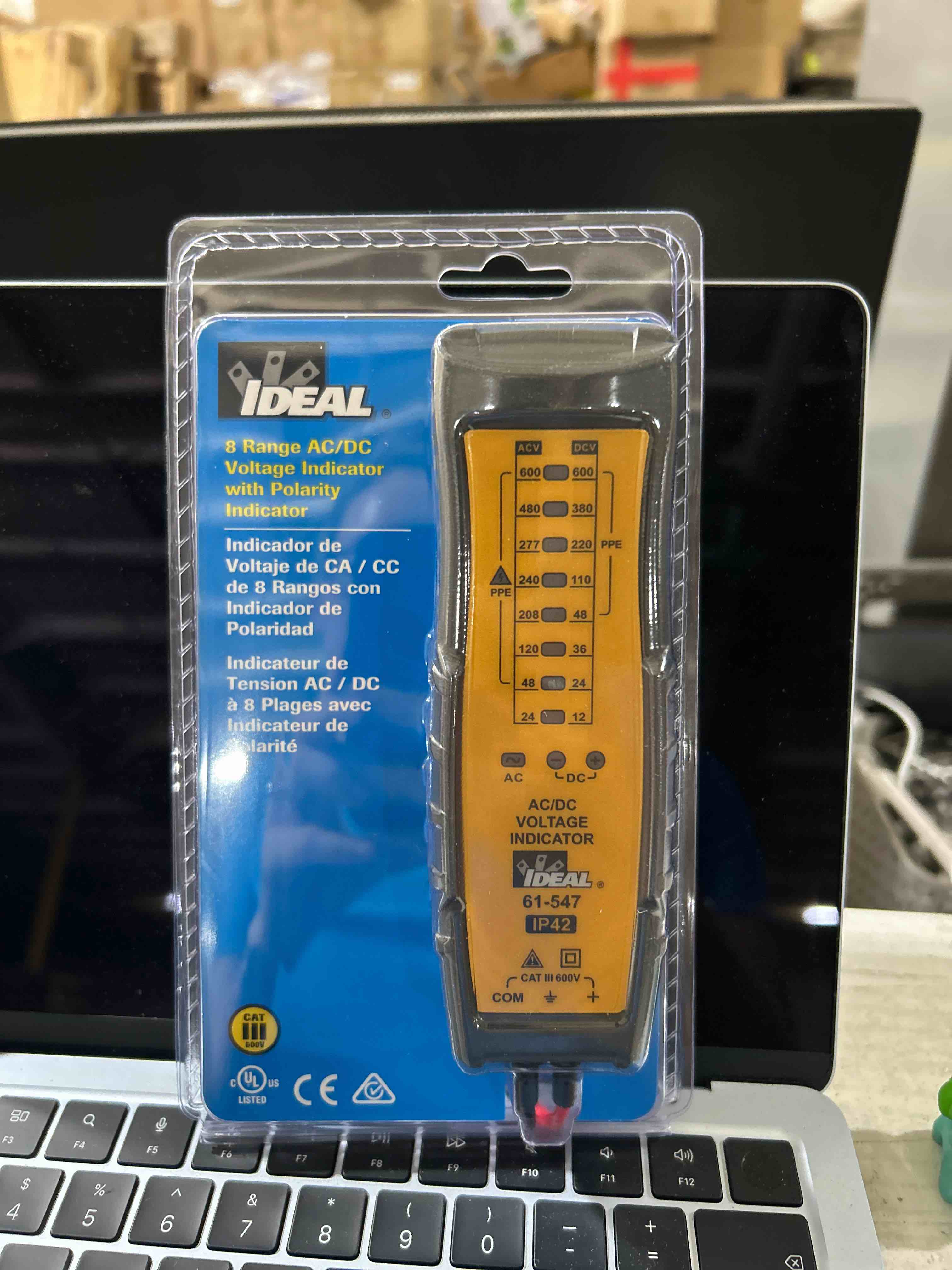Condition photo showing Brand New for ideal 61-547 8 range ac/dc voltage indicator