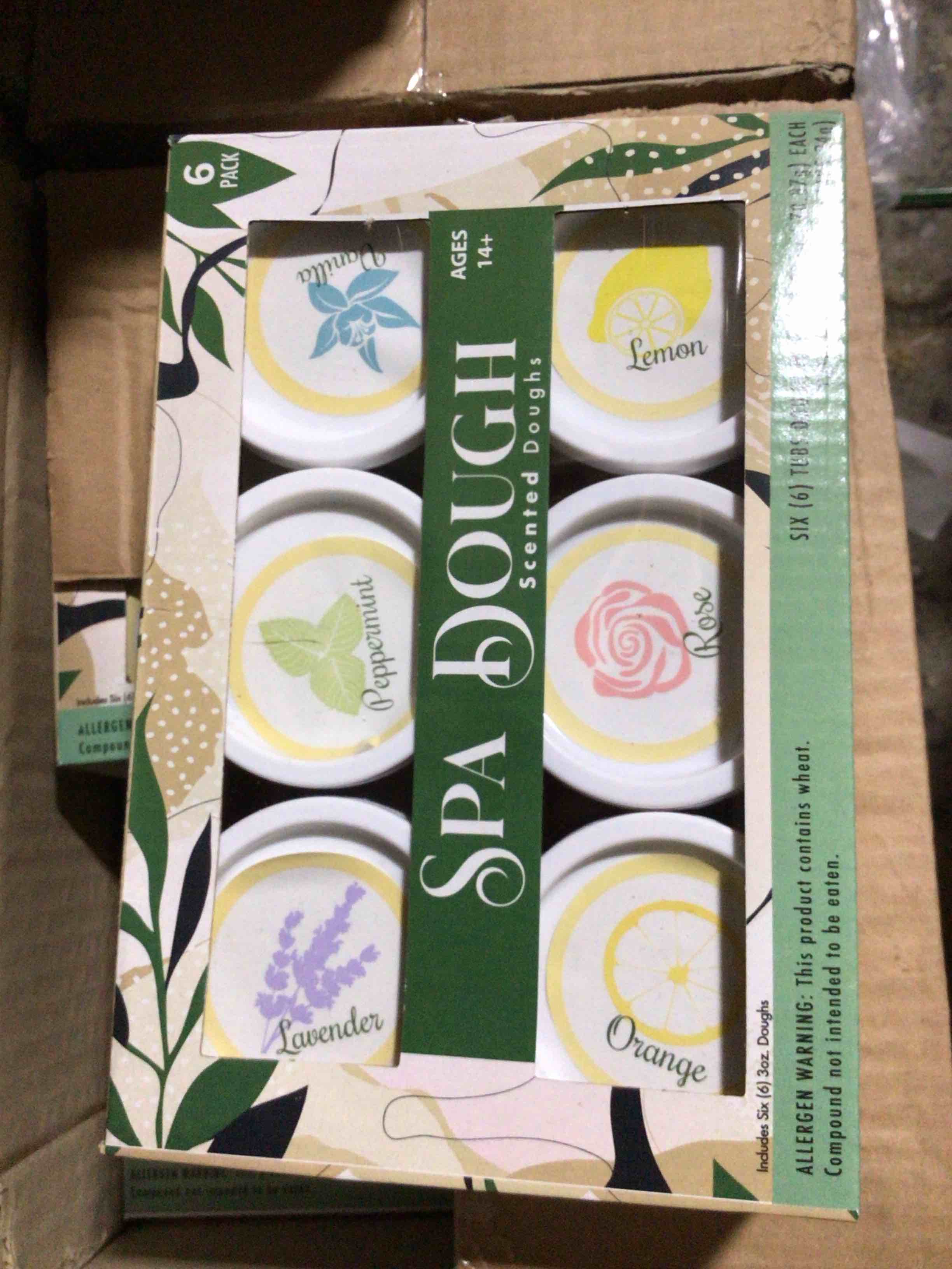 Condition photo showing New/Like New for creative kids 6 pc spa dough scented dough set, aromatherapy