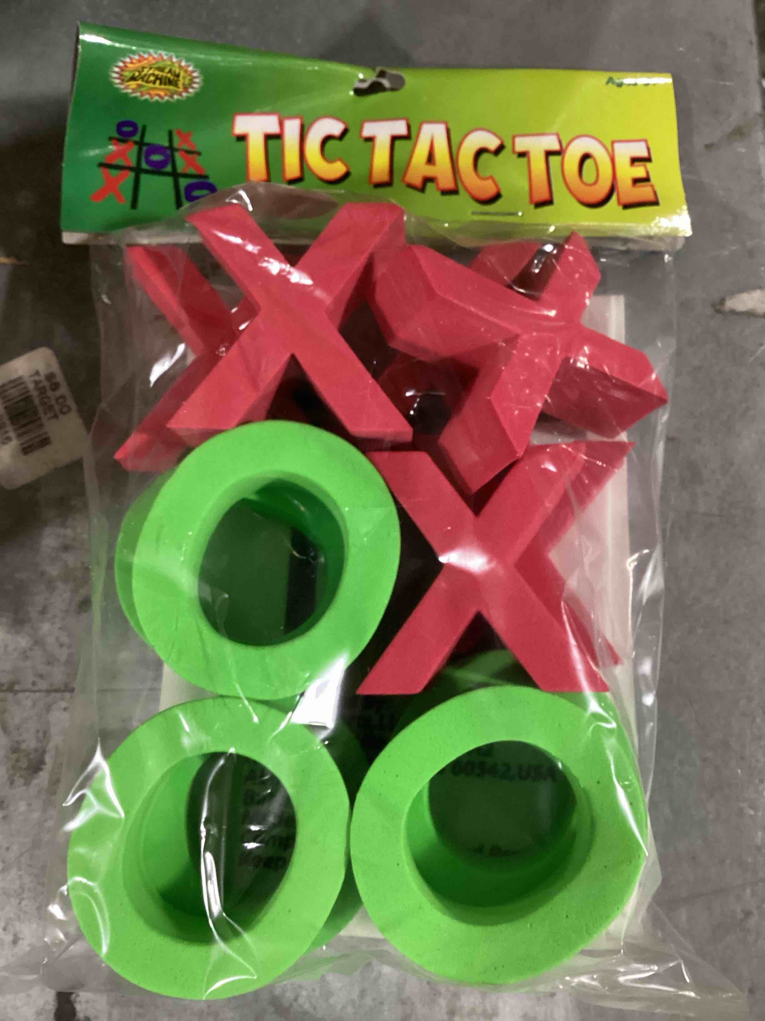 Tic Tac Toe Foam Game With Mat, Great For Swimming Pool Game 