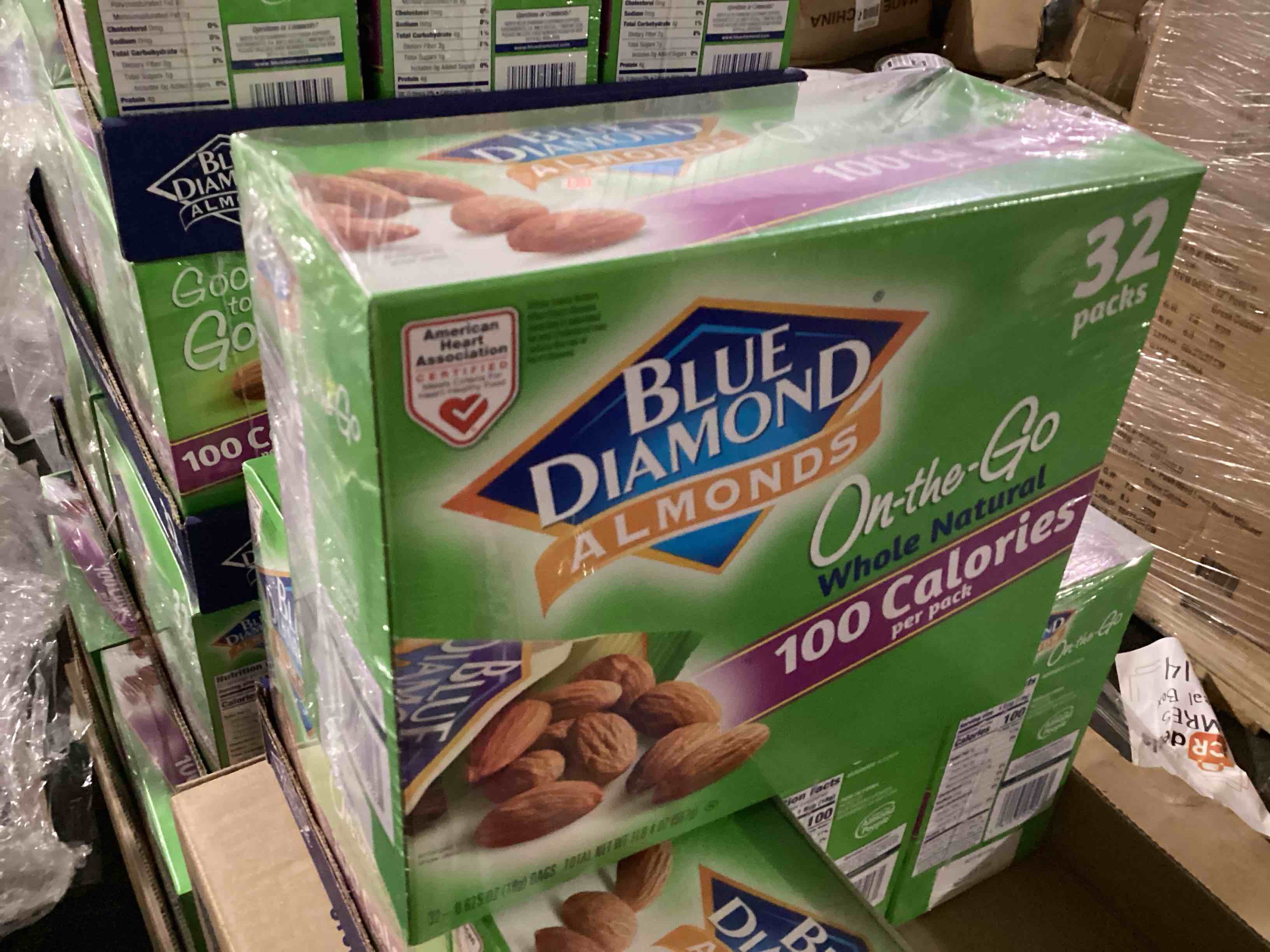 Condition photo showing New/Like New for blue diamond, almonds, whole natural (bb 11/5/26) 