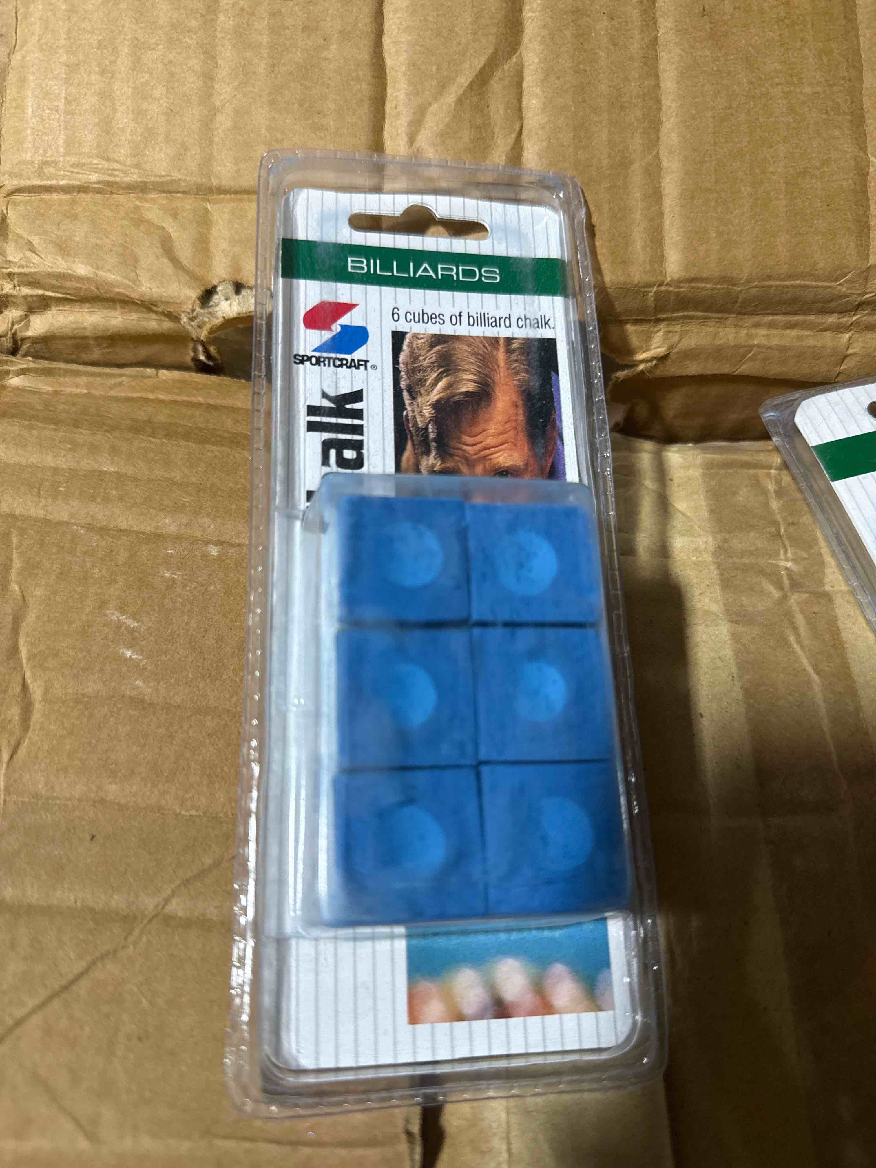 Condition photo showing Brand New for set of 6 sportcraft tournament billiards chalks