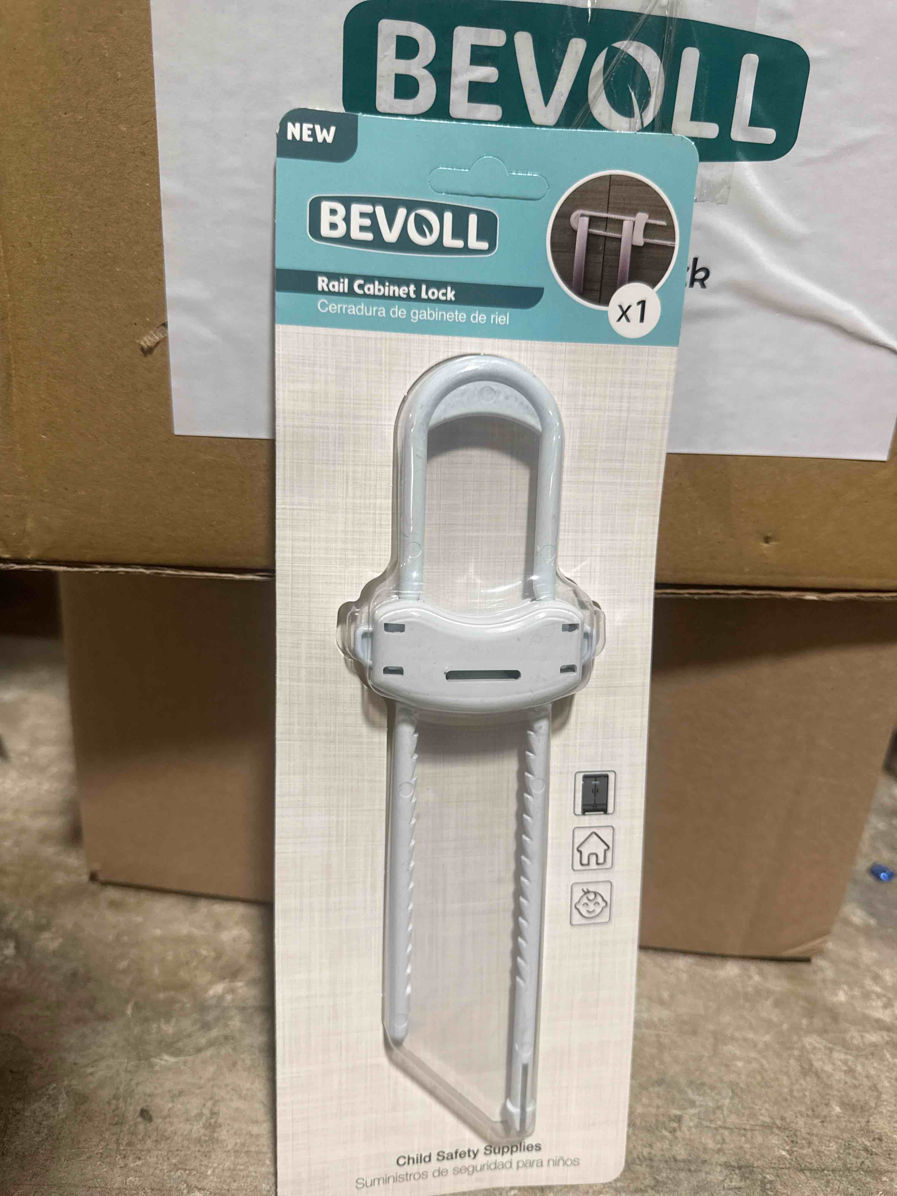 Condition photo showing New/Like New for bevoll rail cabinet lock