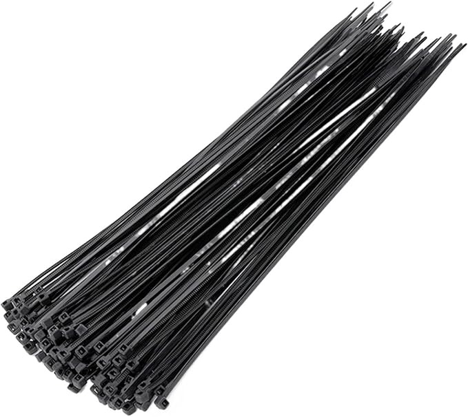 self-locking plastic nylon cable tie 100 pieces black 3 4 5 * 60/80/100/120/150 cable tie fastening ring (color : black, size : 4x250 100pcs)