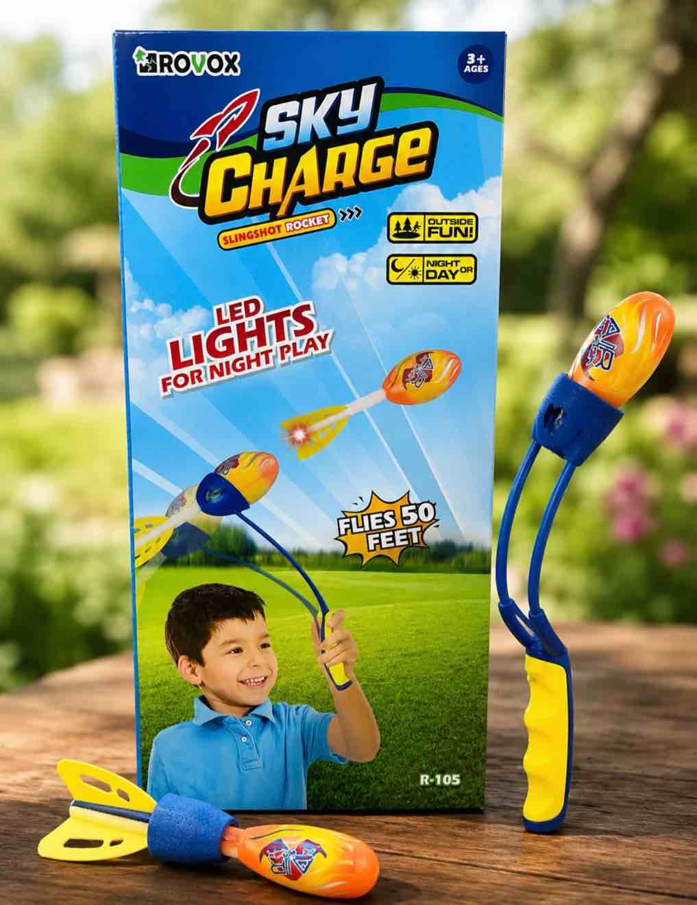 sky charge slingshot rocket