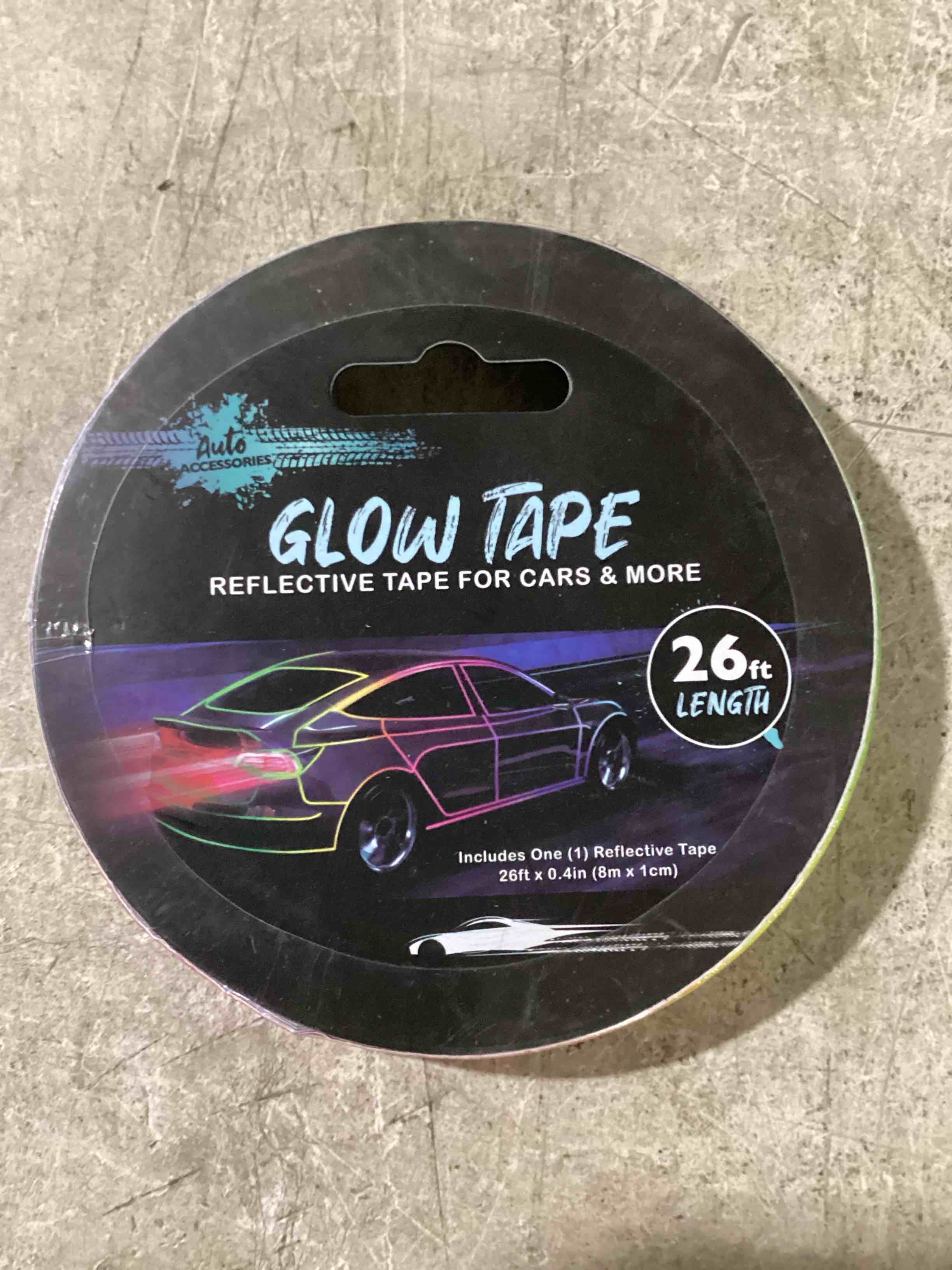 Condition photo showing New/Like New for glow, tape, reflective, tape for cars and more 26 foot