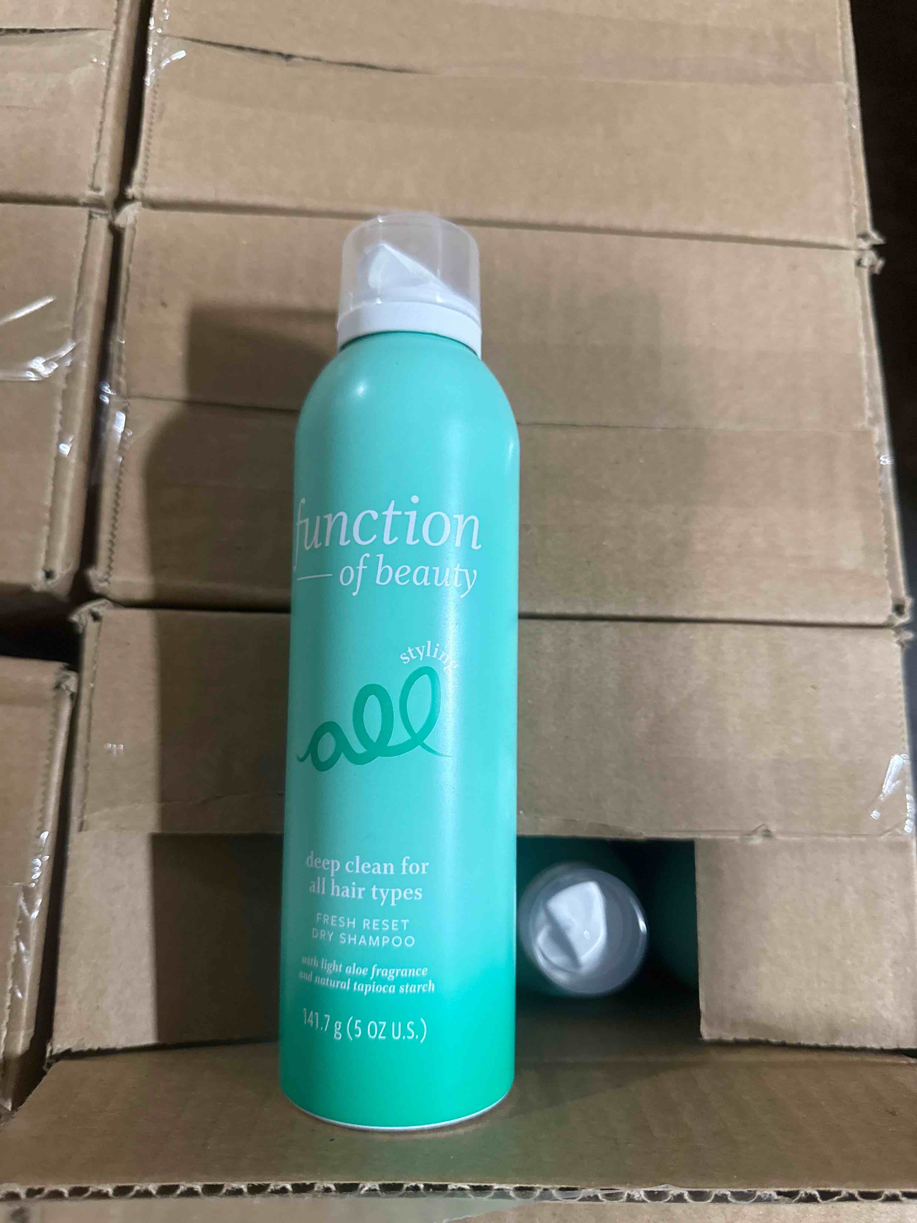 Condition photo showing New/Like New for (case of 8)function of beauty detox everything dry shampoo normal to oily - 5 fl oz