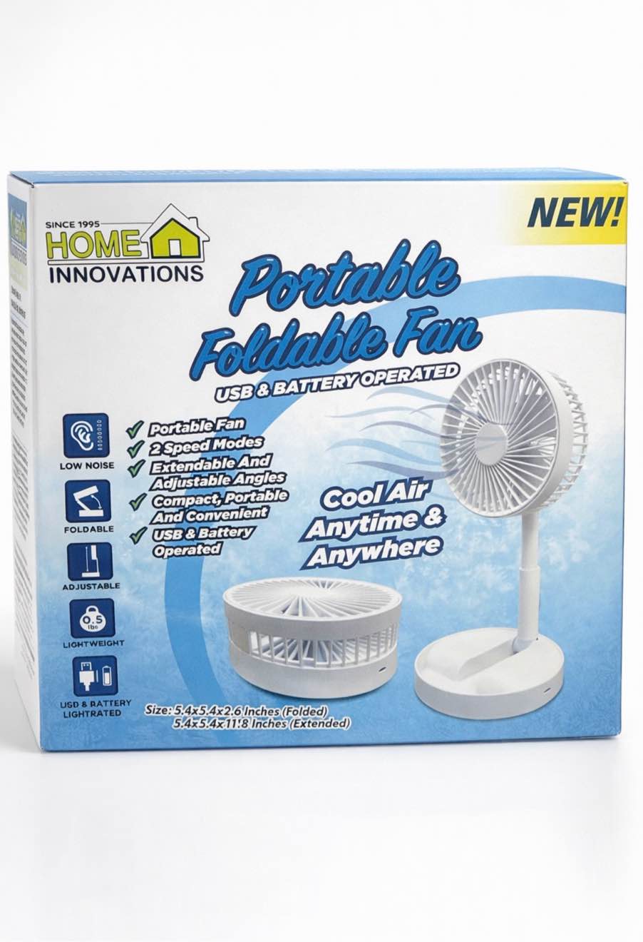 portable foldable fan