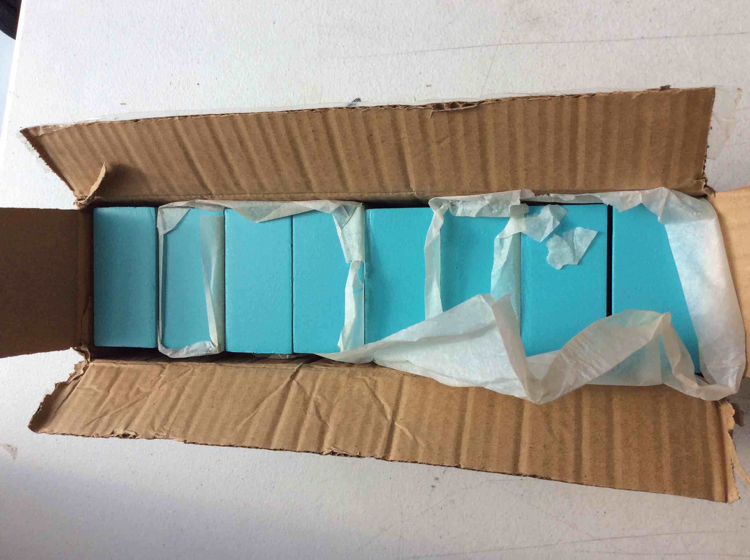 Condition photo showing New/Like New for box of 8 part time mermaid canvas 