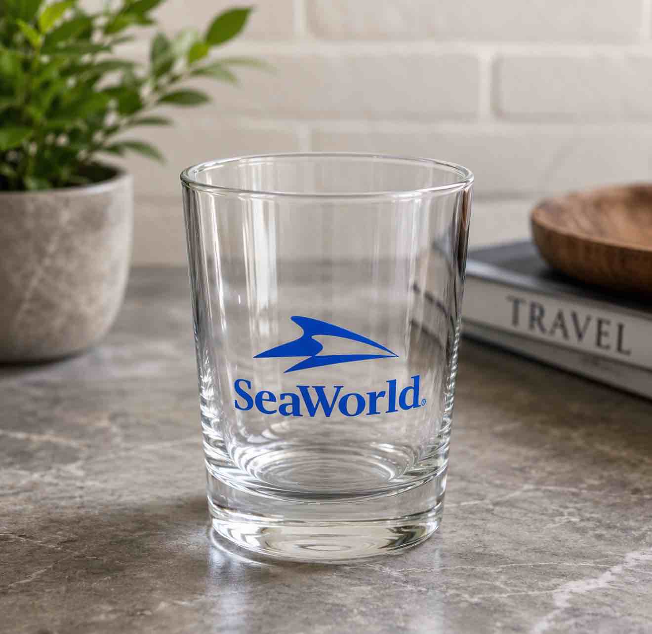 seawolrd glass cups 