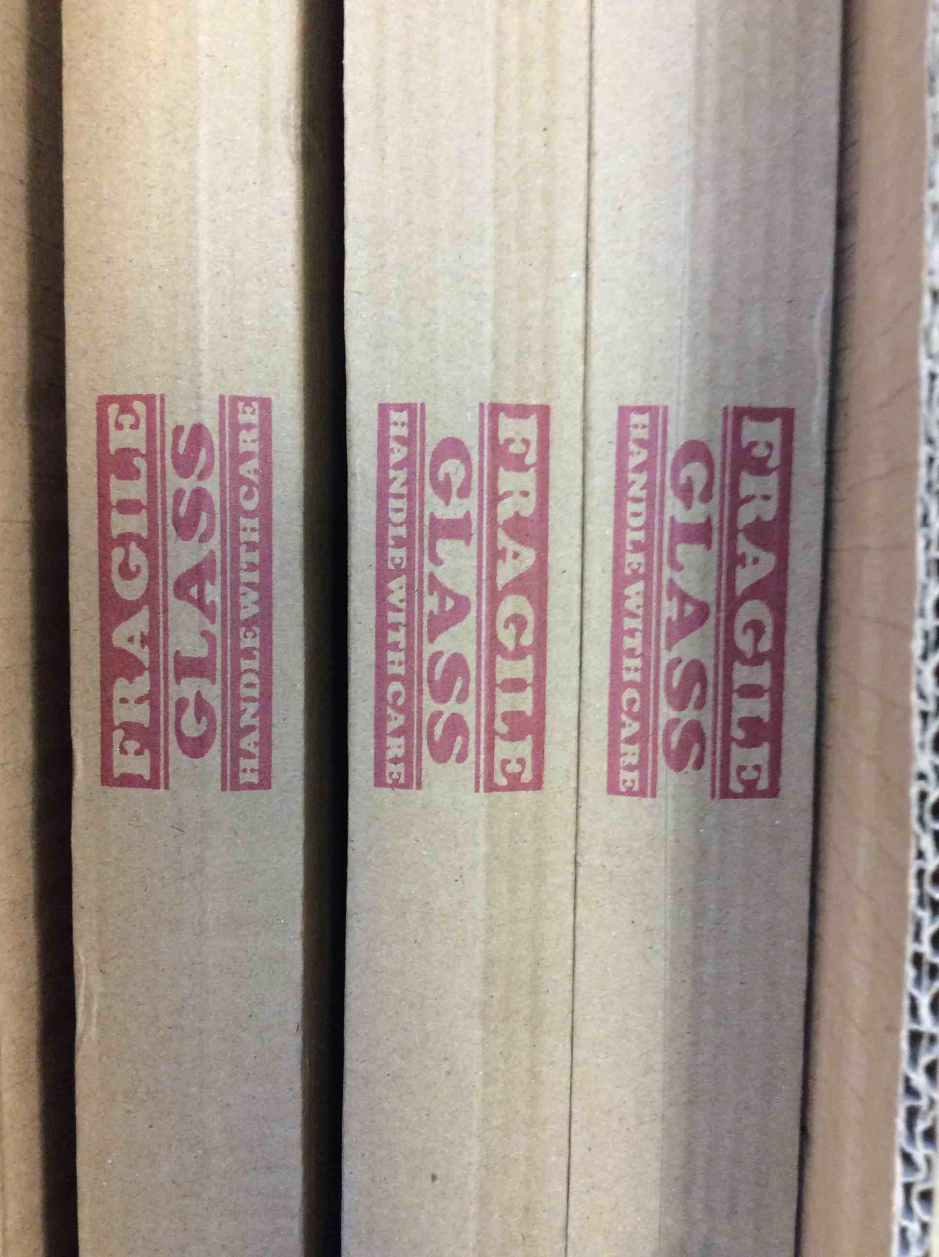 Condition photo showing New/Like New for box of glass picture frame wall mount or hard 