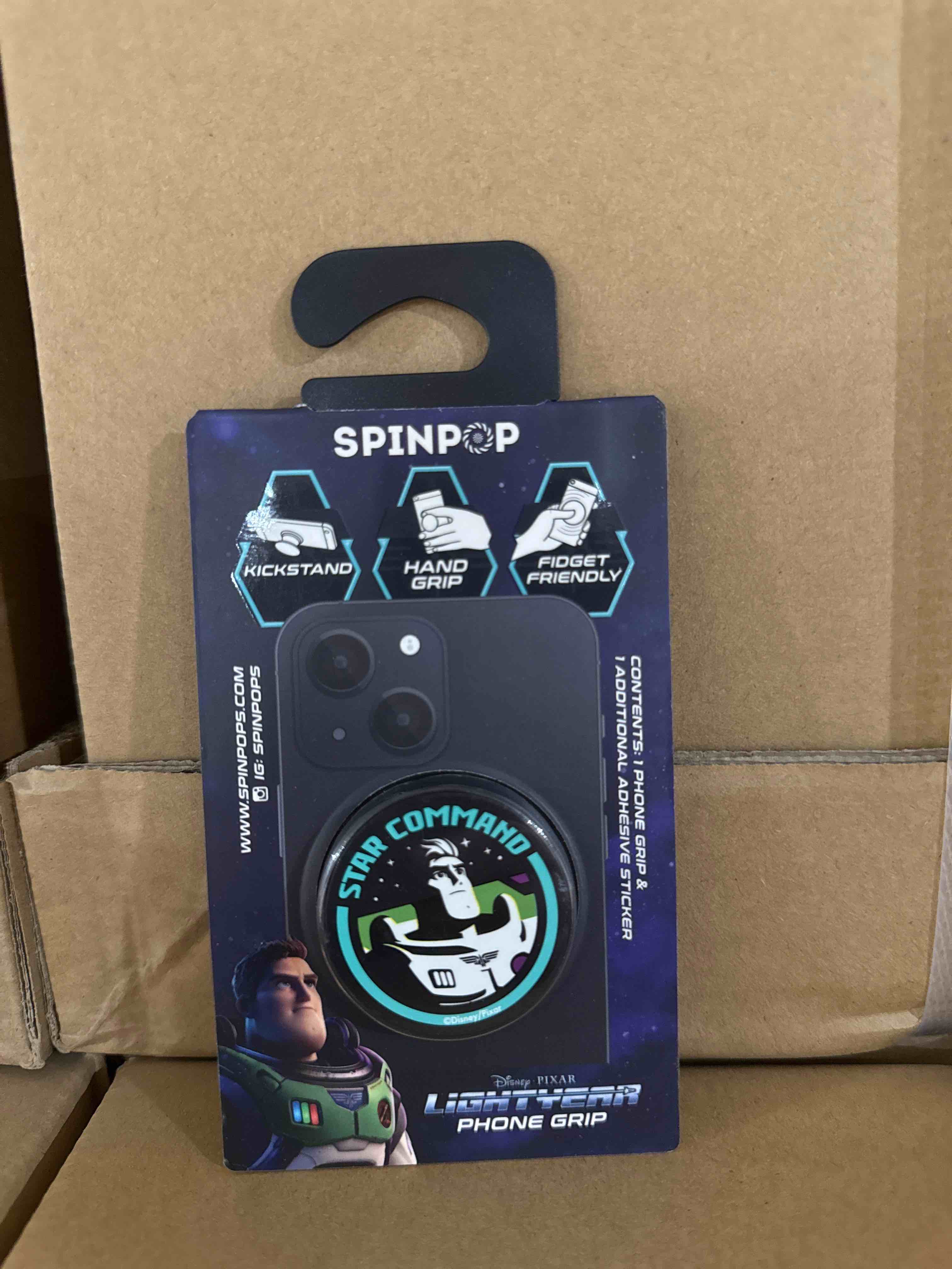 spinpop light year phone grip