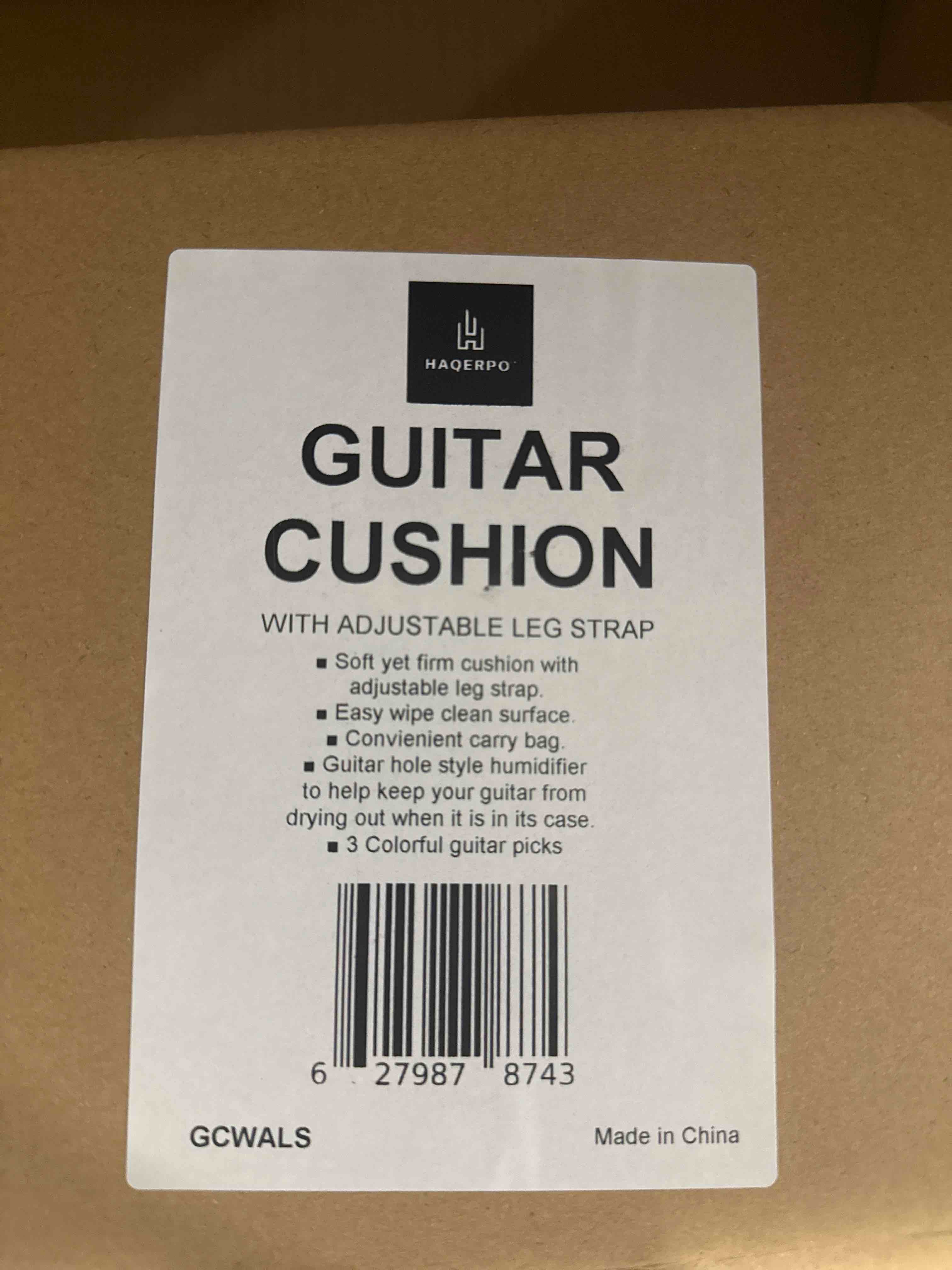 Condition photo showing Brand New for padded guitar foot rest alternative, guitar leg rest for classical acoustic electric guitar, portable guitar support pad