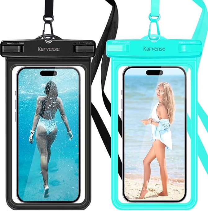 2 pack waterproof phone pouch 
