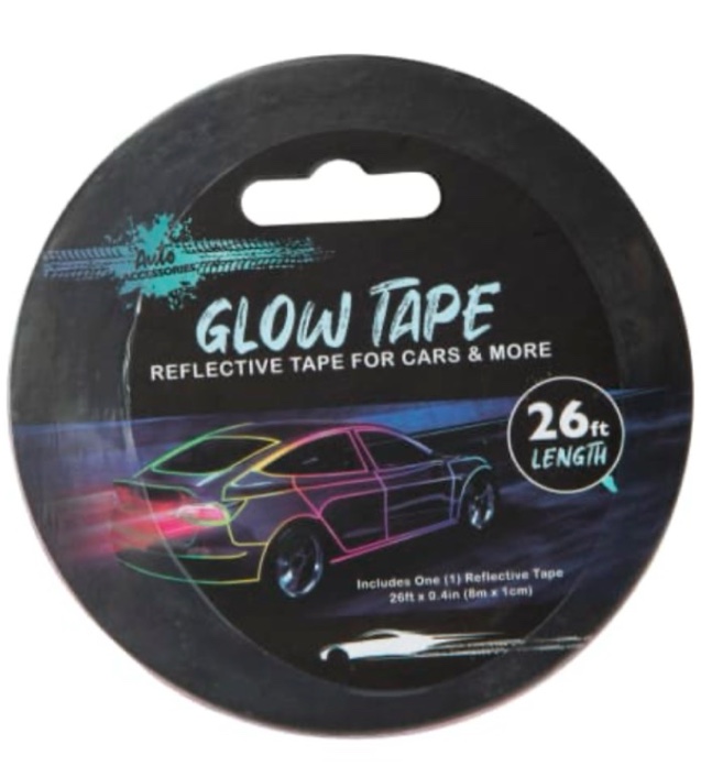 Condition photo showing New/Like New for glow, tape, reflective, tape for cars and more 26 foot