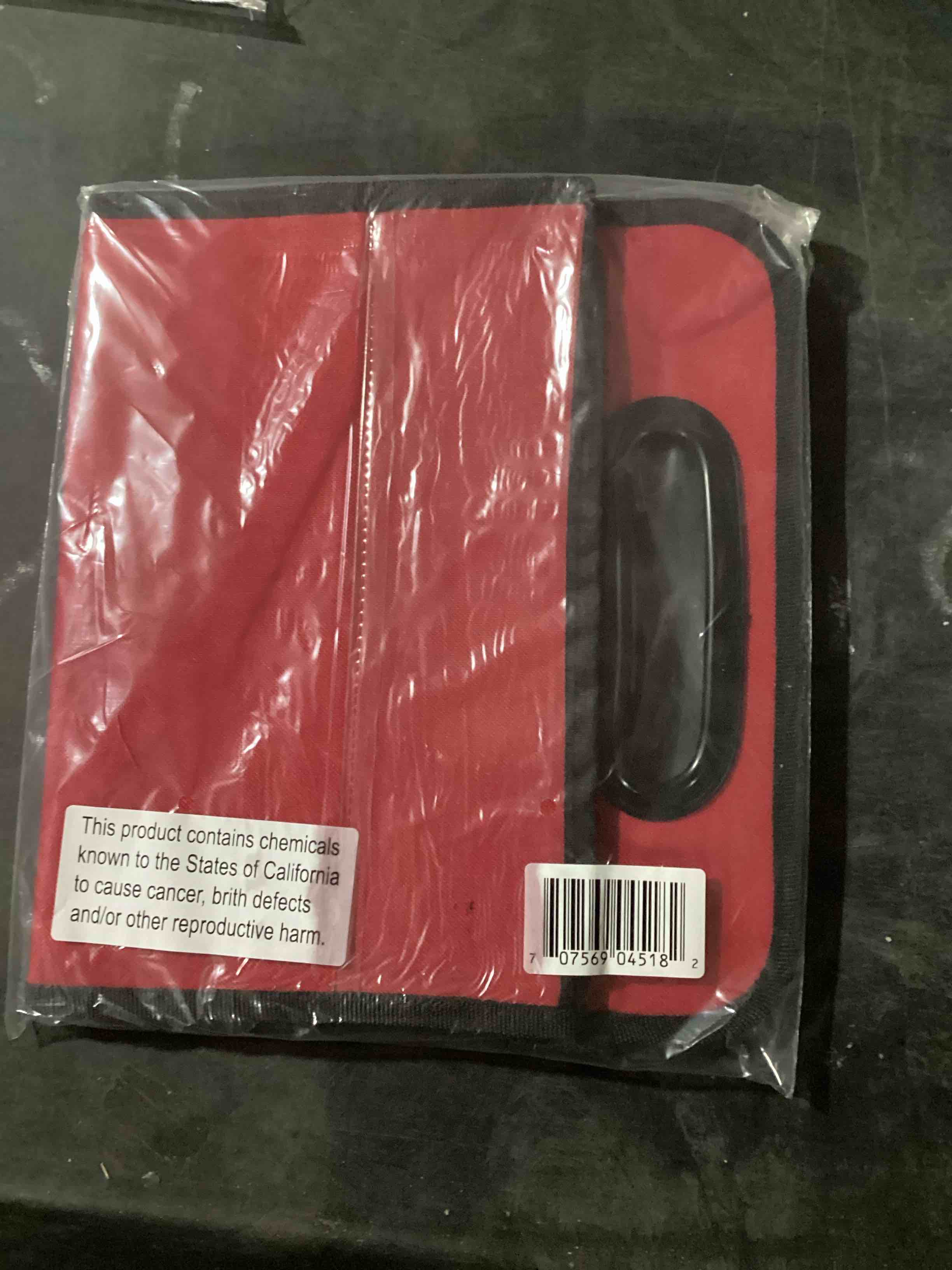 Condition photo showing New/Like New for outdoor sport - msr4518 reusable cup carrier | holds 6 cups or cans | sturdy frame & solid base | folds flat red 