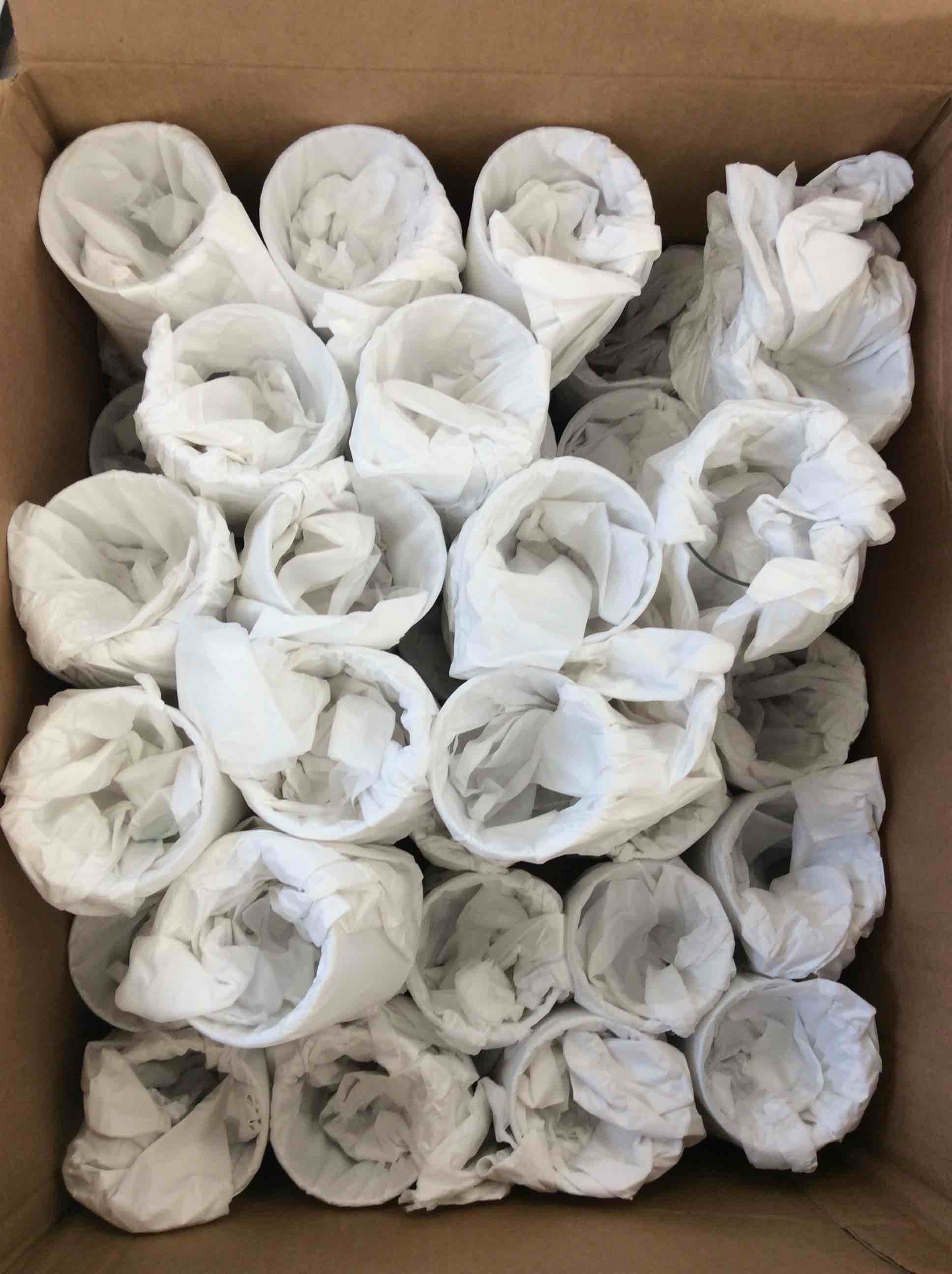 Condition photo showing As Is for  box of seawolrd glass cups 