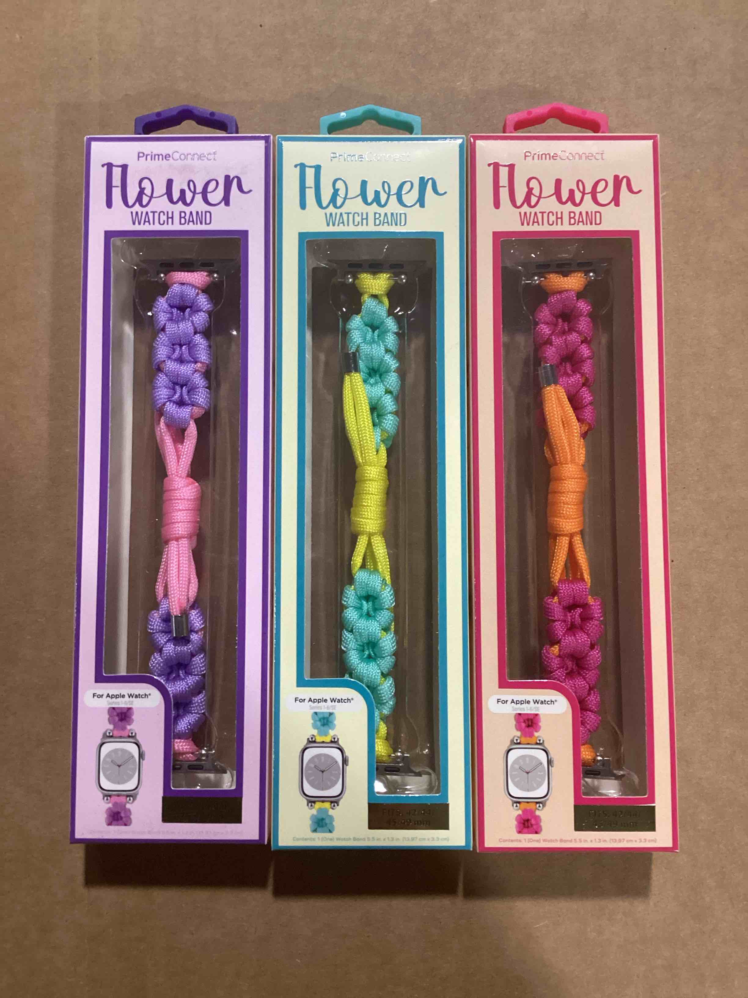 Condition photo showing New/Like New for case of 12 flower watch bands for apple watch