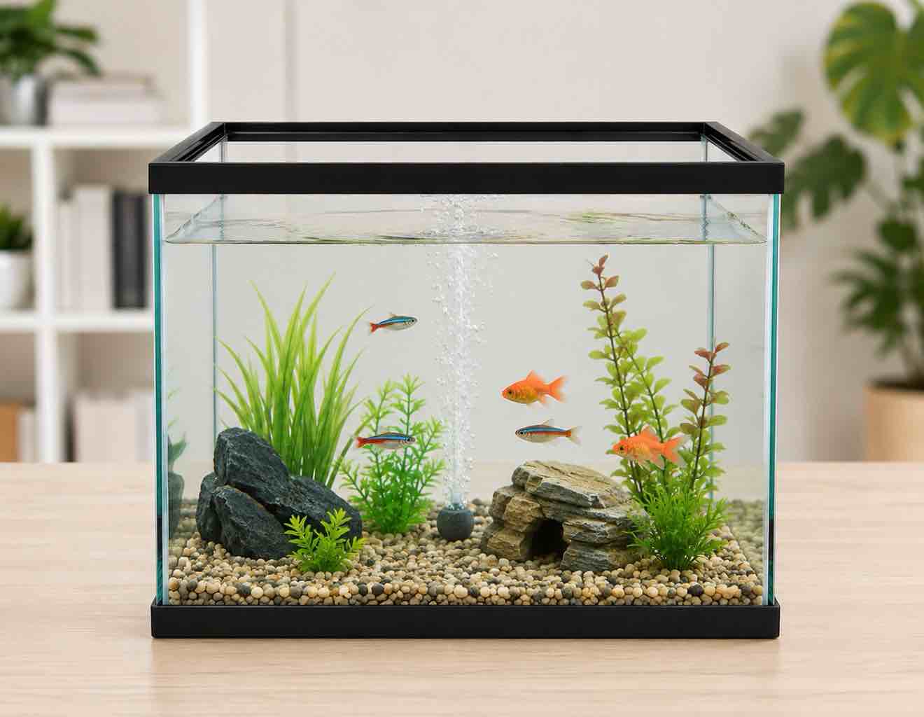 aqua culture 20 gallon transparent glass tank